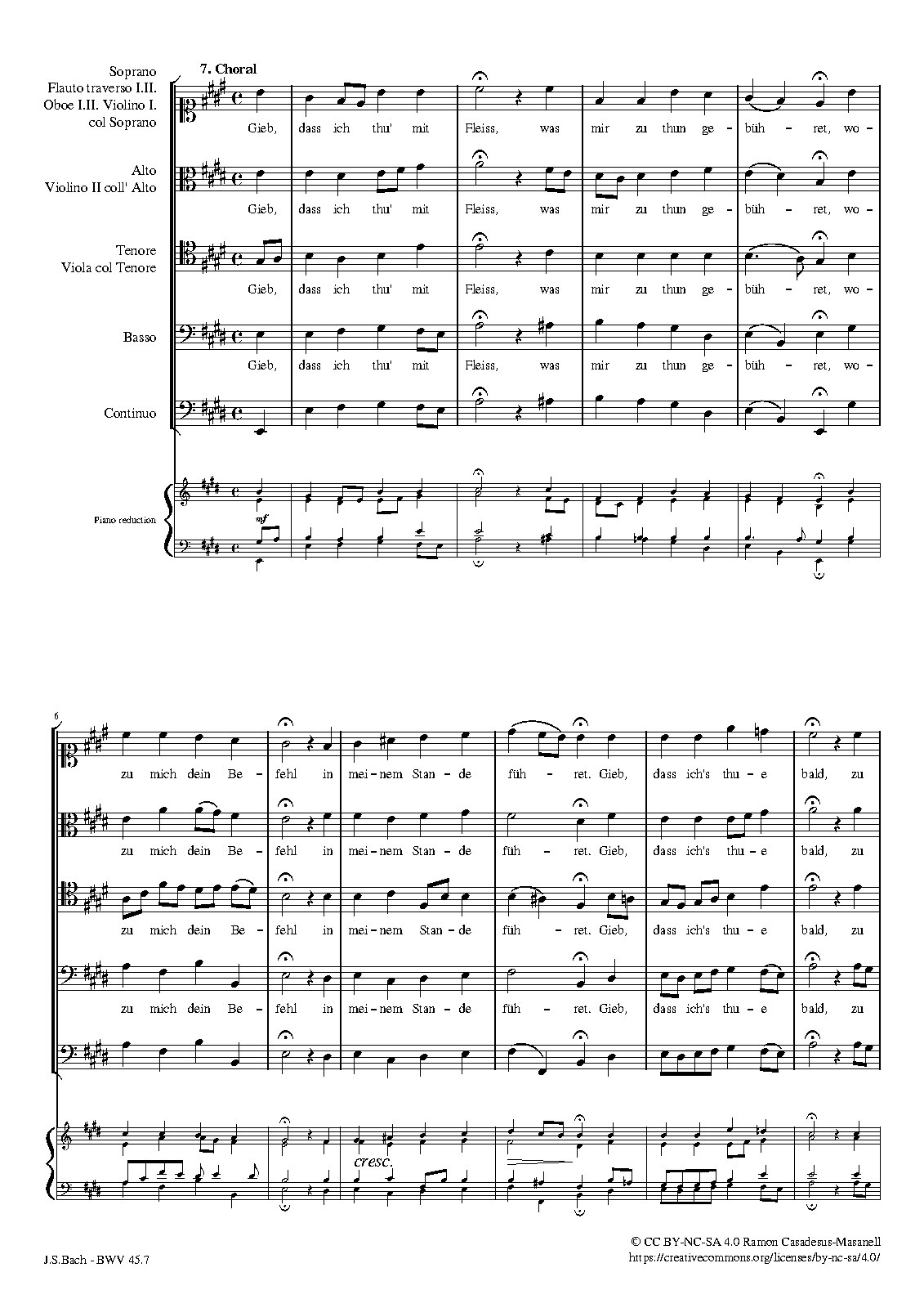 File:PMLP149287-Es ist dir gesagt, Mensch, was gut ist BWV 45.7 Johann Sebastian Bach BWV 45.7.pdf