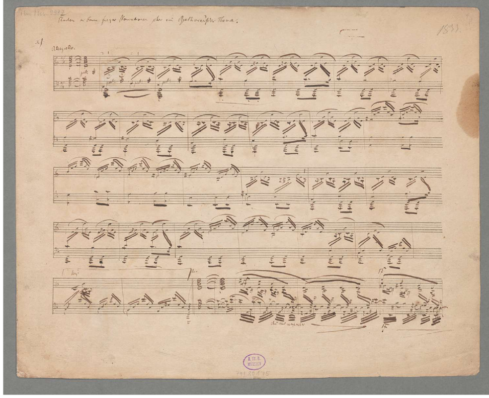 Etudes in Variation Form on a Theme by Beethoven