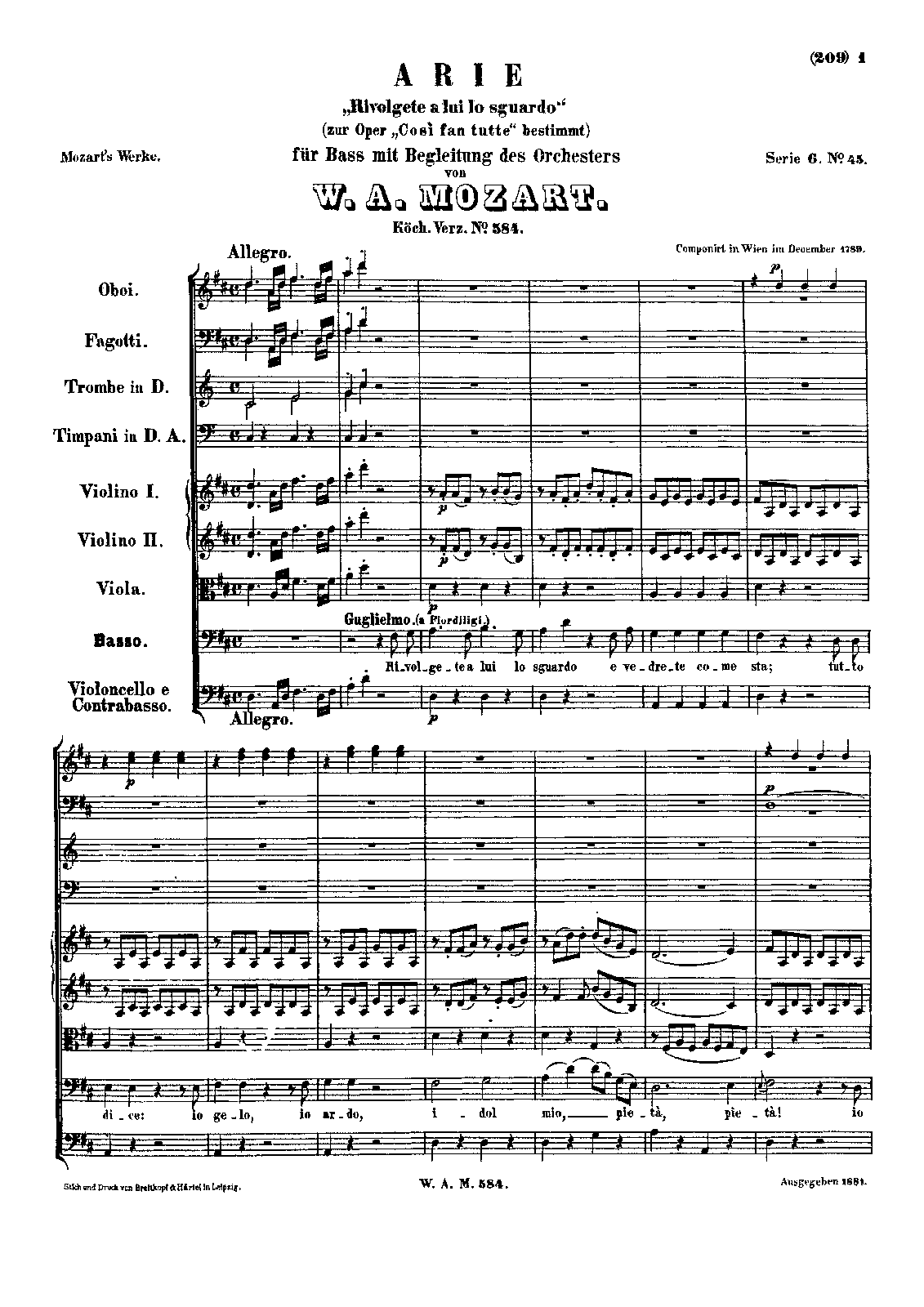 Rivolgete a lui lo sguardo