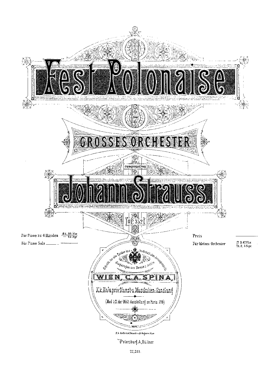 Fest-Polonaise, Op.352