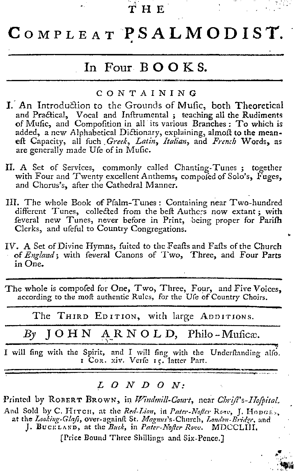 The Compleat Psalmodist (Arnold, John) - IMSLP/Petrucci 