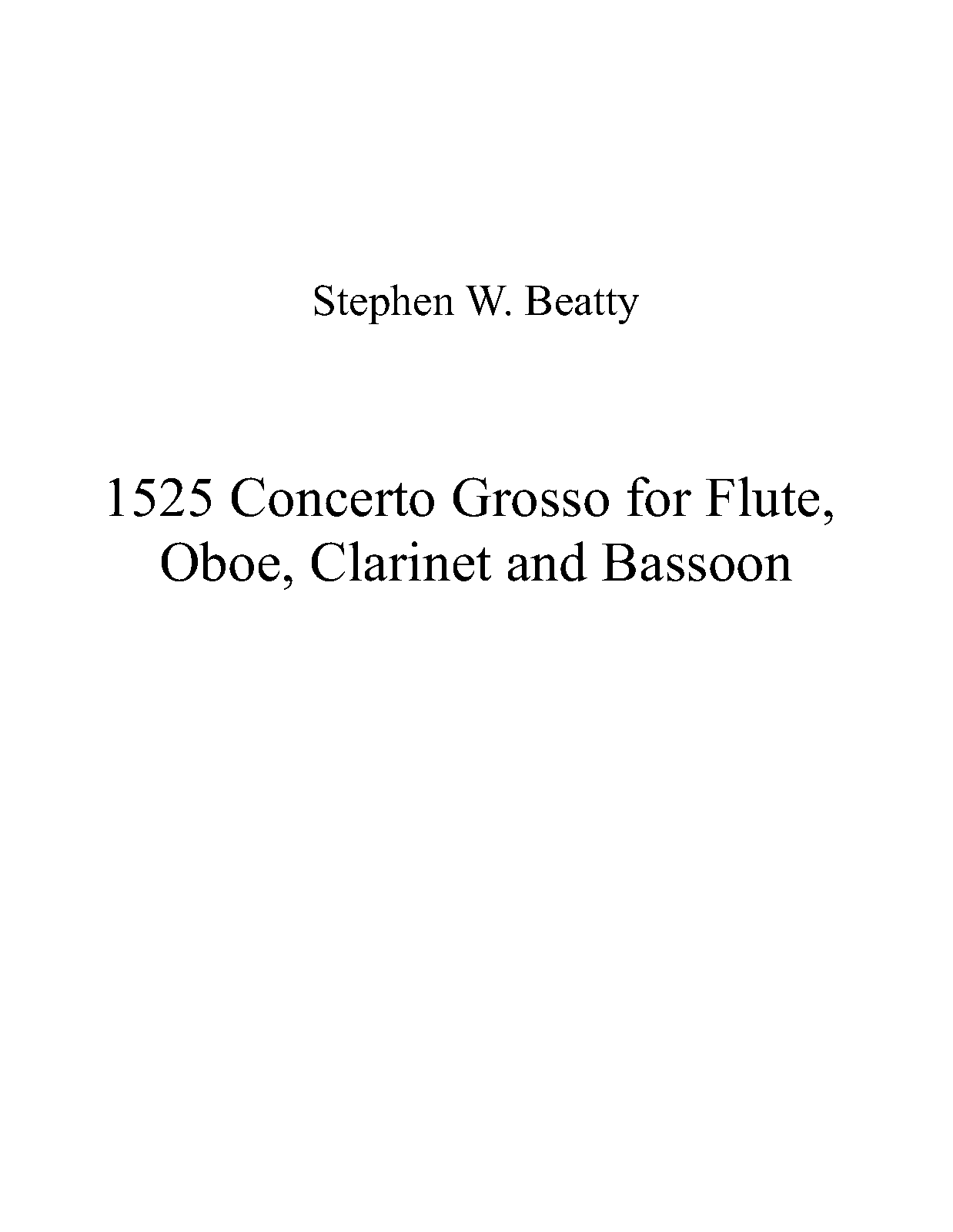 Concerto Grosso for Flute, Oboe, and Bassoon, Op.1525 (Beatty