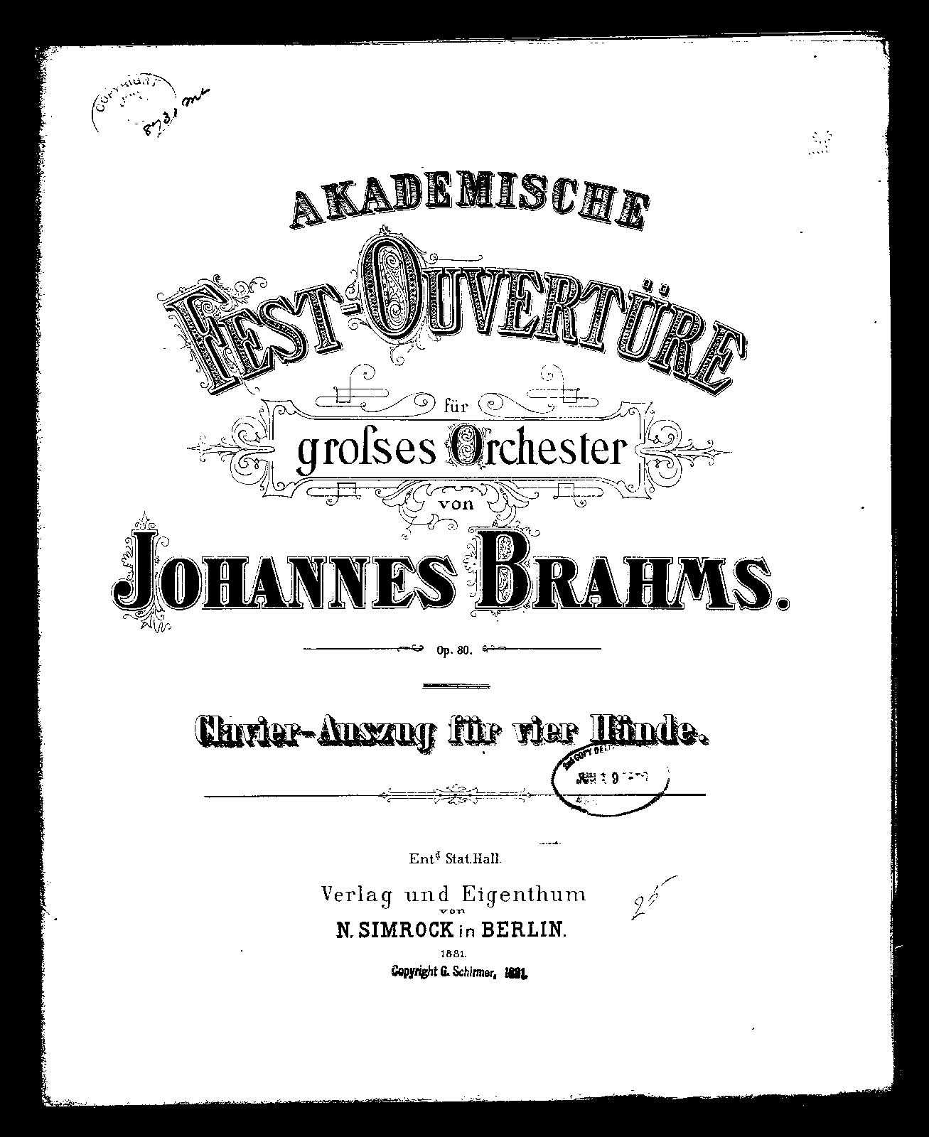 Academic Festival Overture