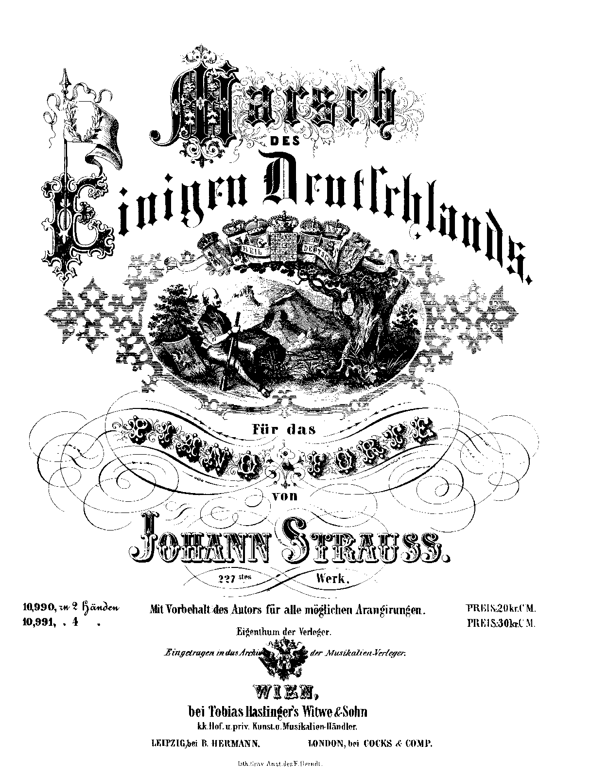Marsch des einigen Deutschlands, Op.227