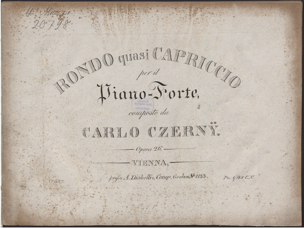 Rondo quasi Capriccio, Op.26 (Czerny, Carl) IMSLP