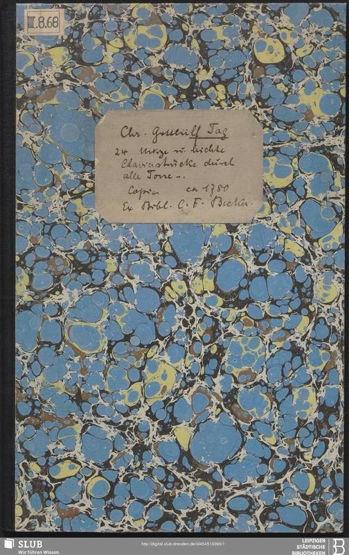 24 Kurze und leichte Clavierstücke