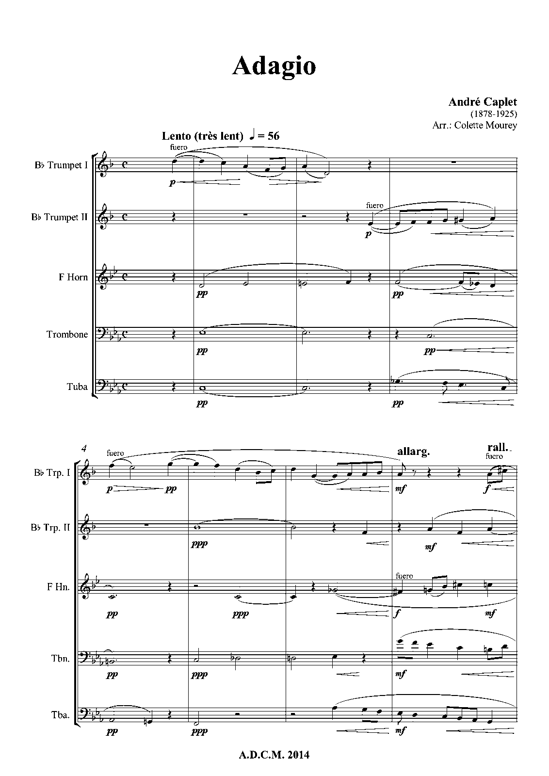 Adagio for Violin and Organ (Caplet, André) - IMSLP