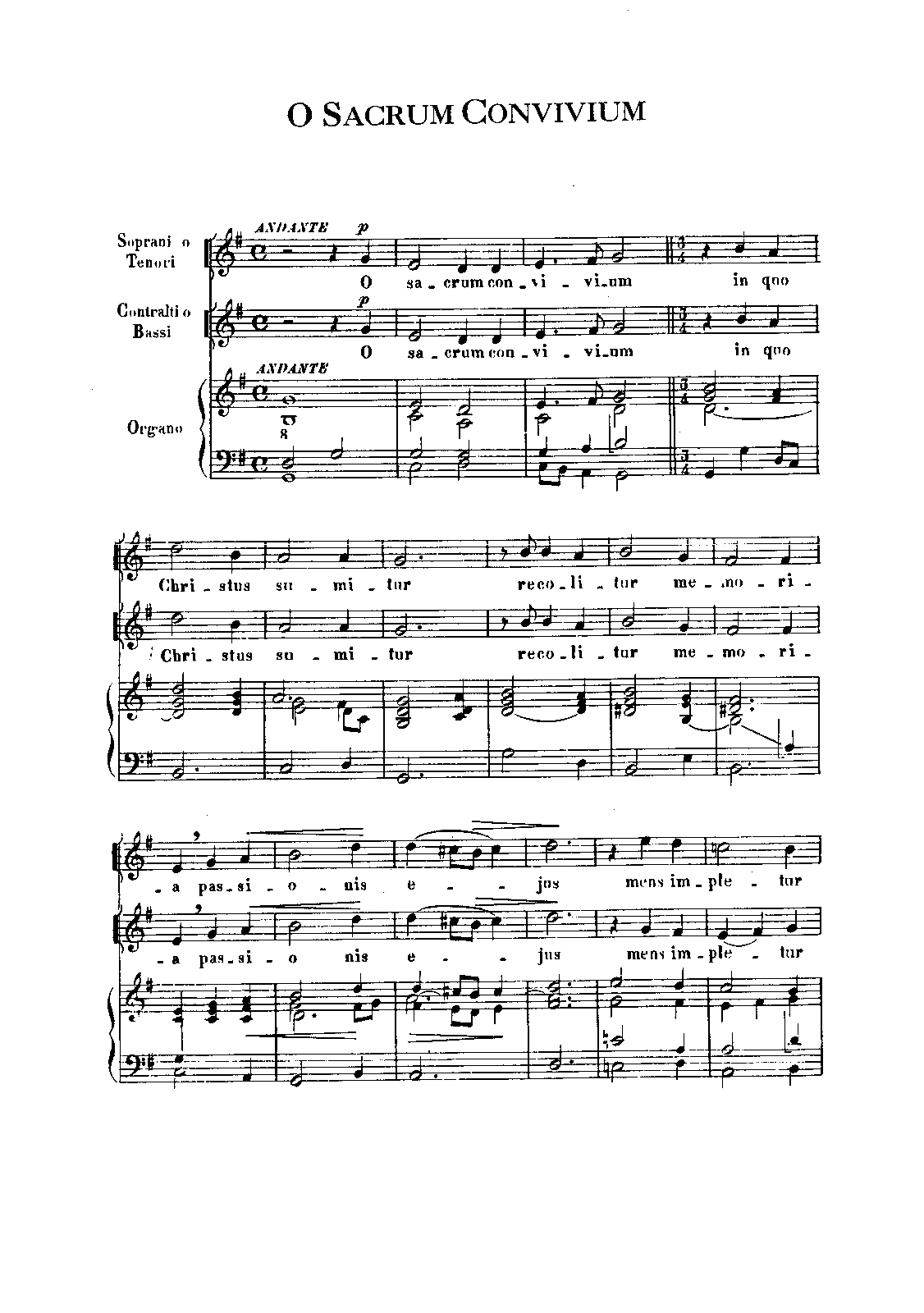 O sacrum convivium (Perosi, Lorenzo) - IMSLP