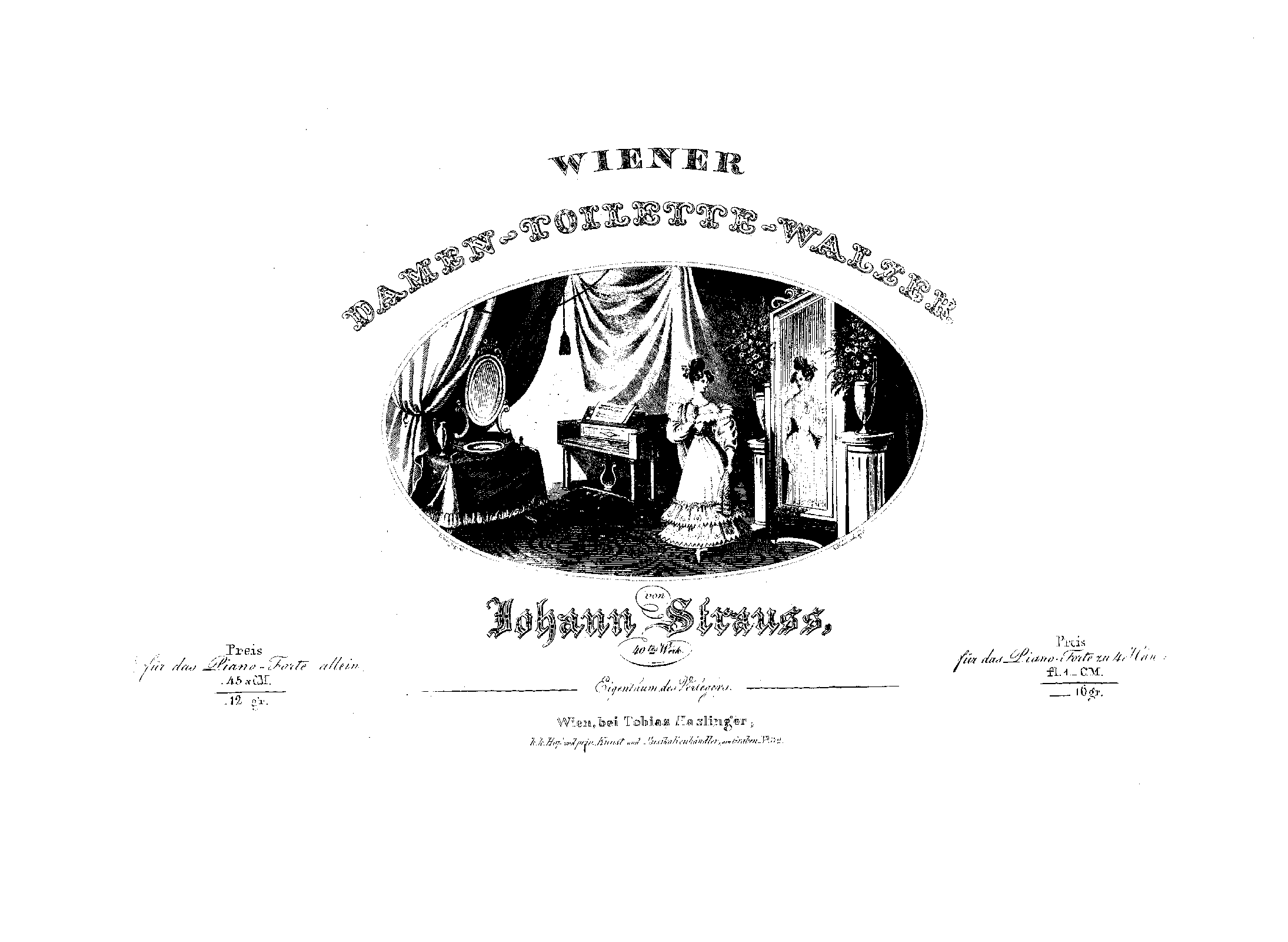 Wiener Damen-Toilette-Walzer, Op.40