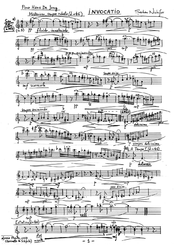 Invocatio for Solo Flute (Nichifor, Serban) - IMSLP