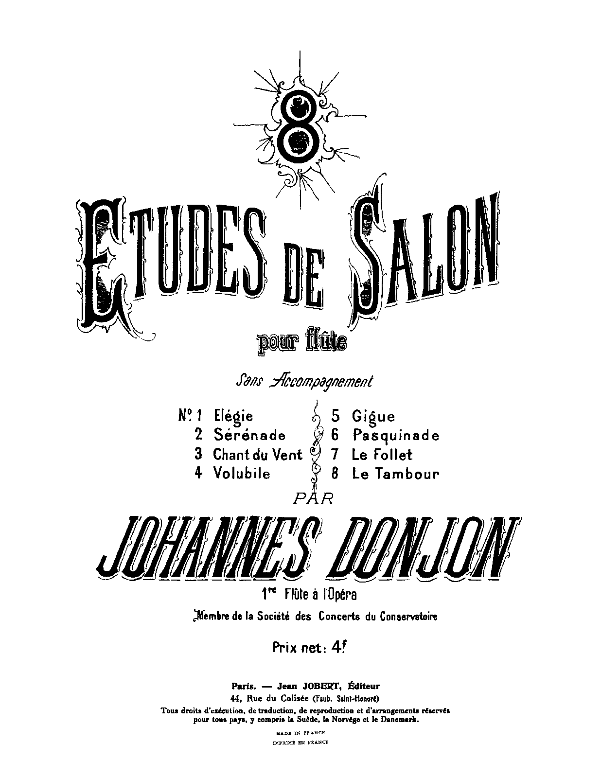 8 Etudes de Salon (Donjon, Johannès) IMSLP