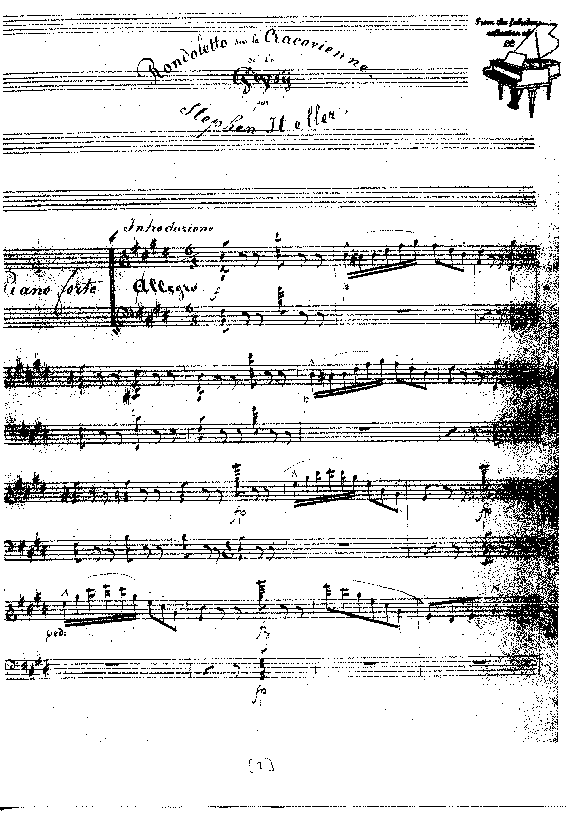 Rondoletto sur la Cracovienne, Op.12 (Heller, Stephen) - IMSLP
