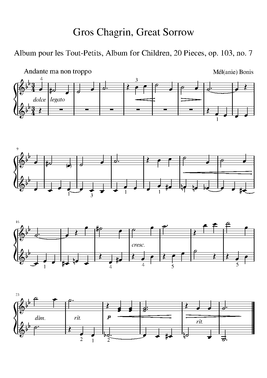 File:PMLP1295000-Bonis 7 Gros Chagrin Great Sorrow Album pour les Tout-Petits op 103 no 7 imslp.pdf