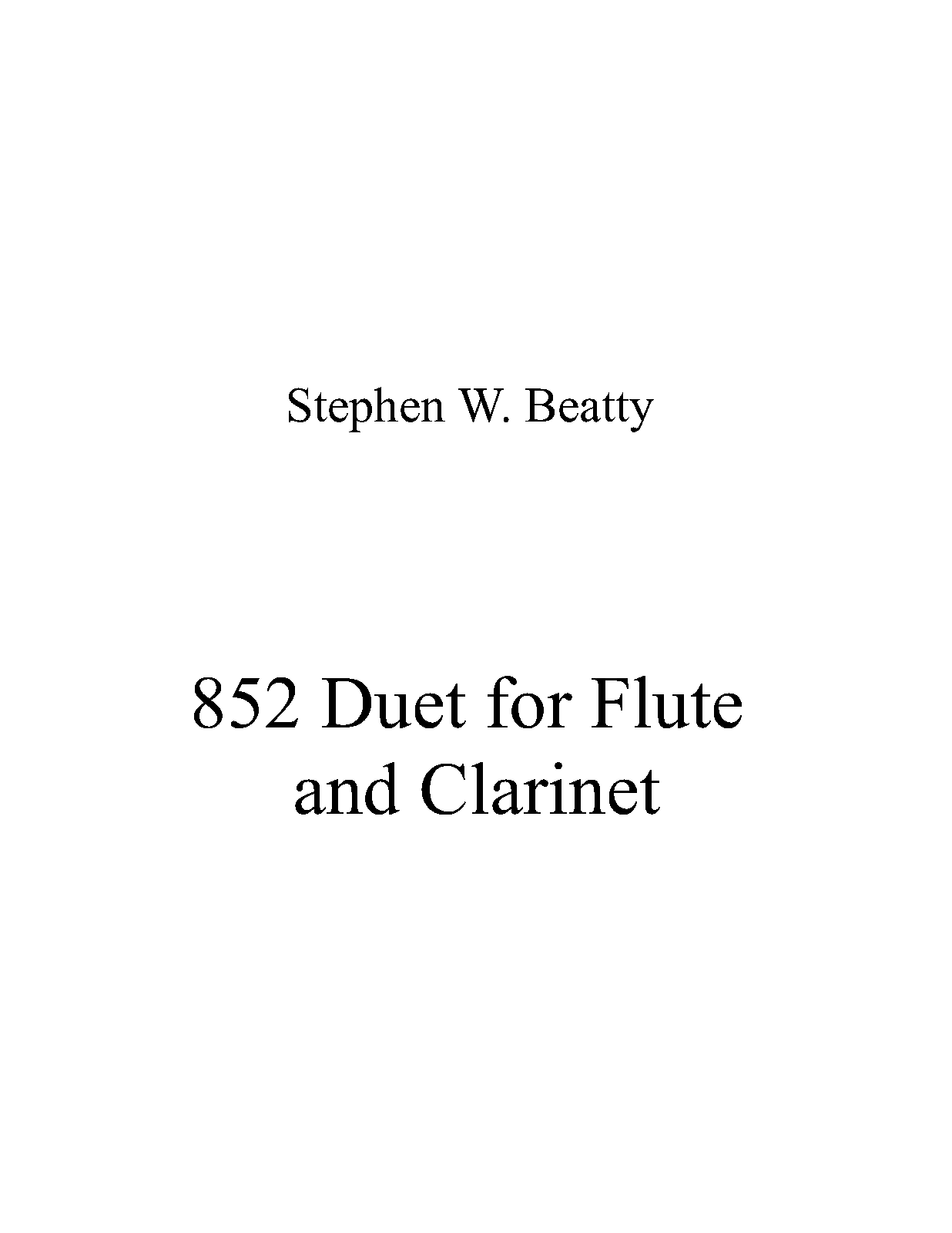 Duet for Flute and Op.852 (Beatty, Stephen W.) IMSLP