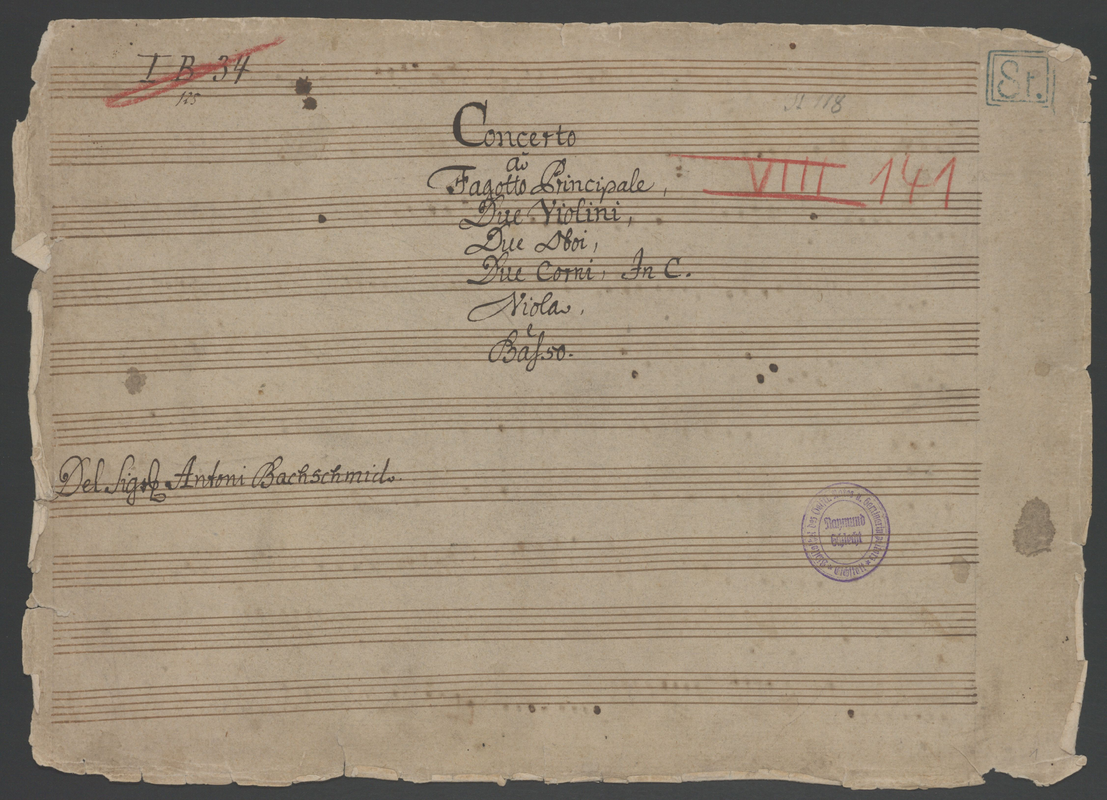 Bassoon Concerto in C major (Bachschmid, Anton Adam) IMSLP