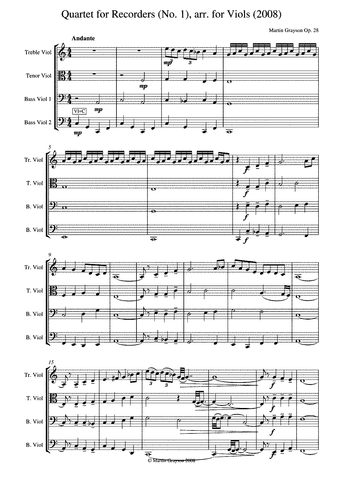 Quartet for Recorders (Grayson, Martin) - IMSLP