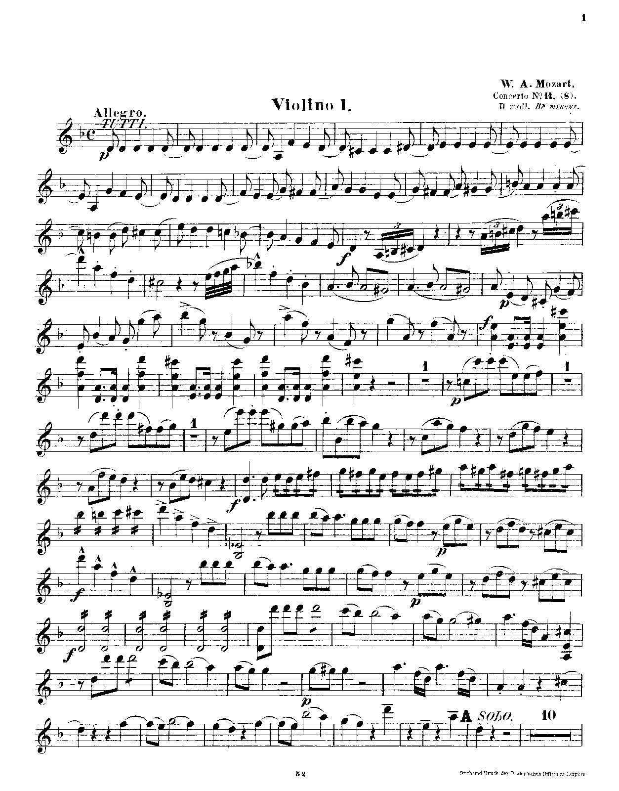 Piano Concerto No.20 in D minor, K.466 (Mozart, Wolfgang Amadeus