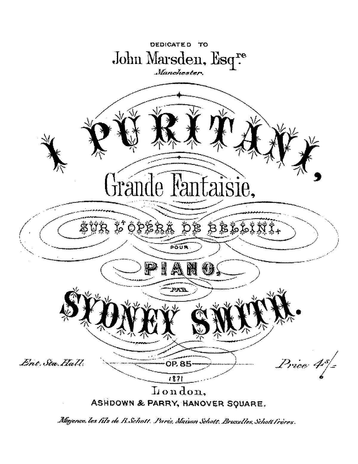 Grande Fantaisie on 'I Puritani', Op.85 (Smith, Sydney) - IMSLP