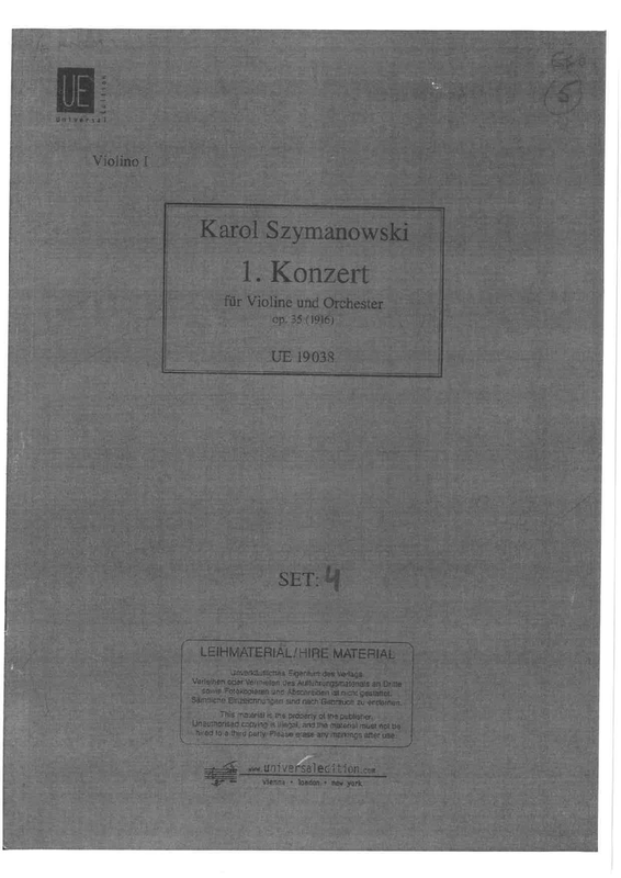 File:PMLP215446-Szymanowski - Violin Concerto Op 35 - Violin I with bowings .pdf