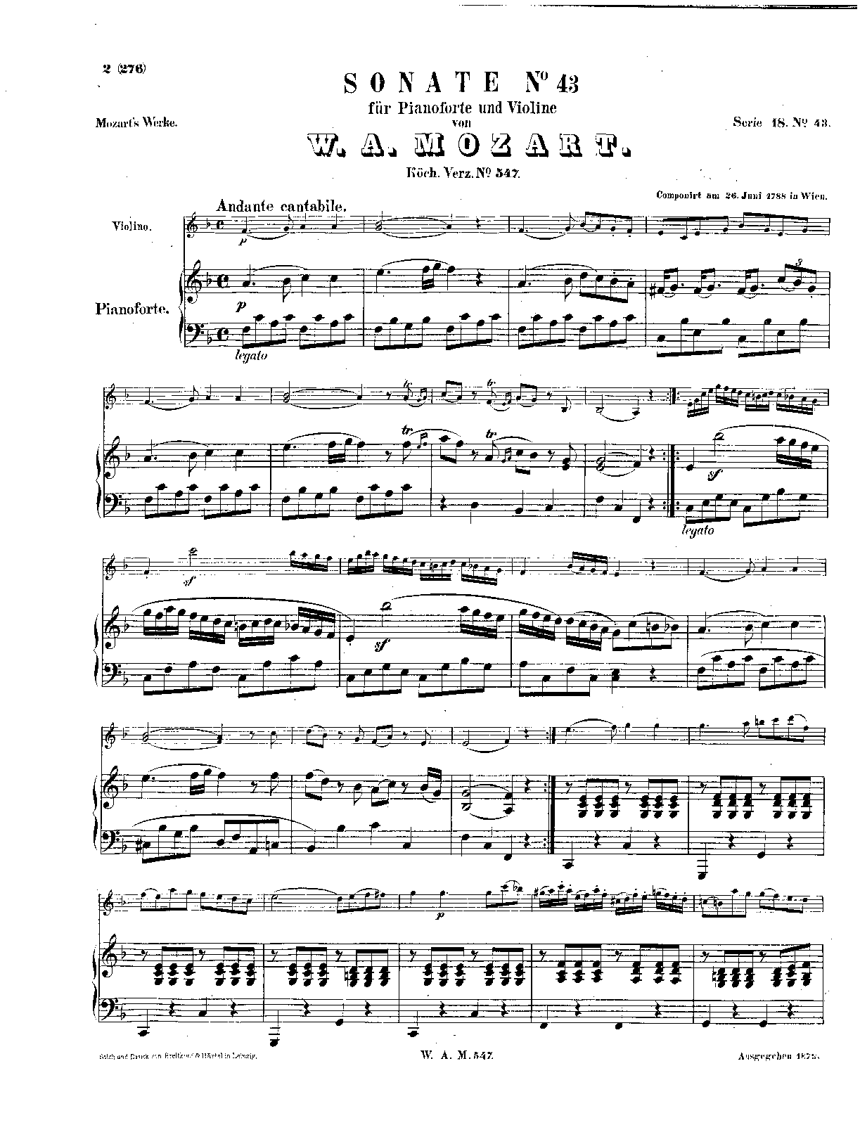 Violin Sonata