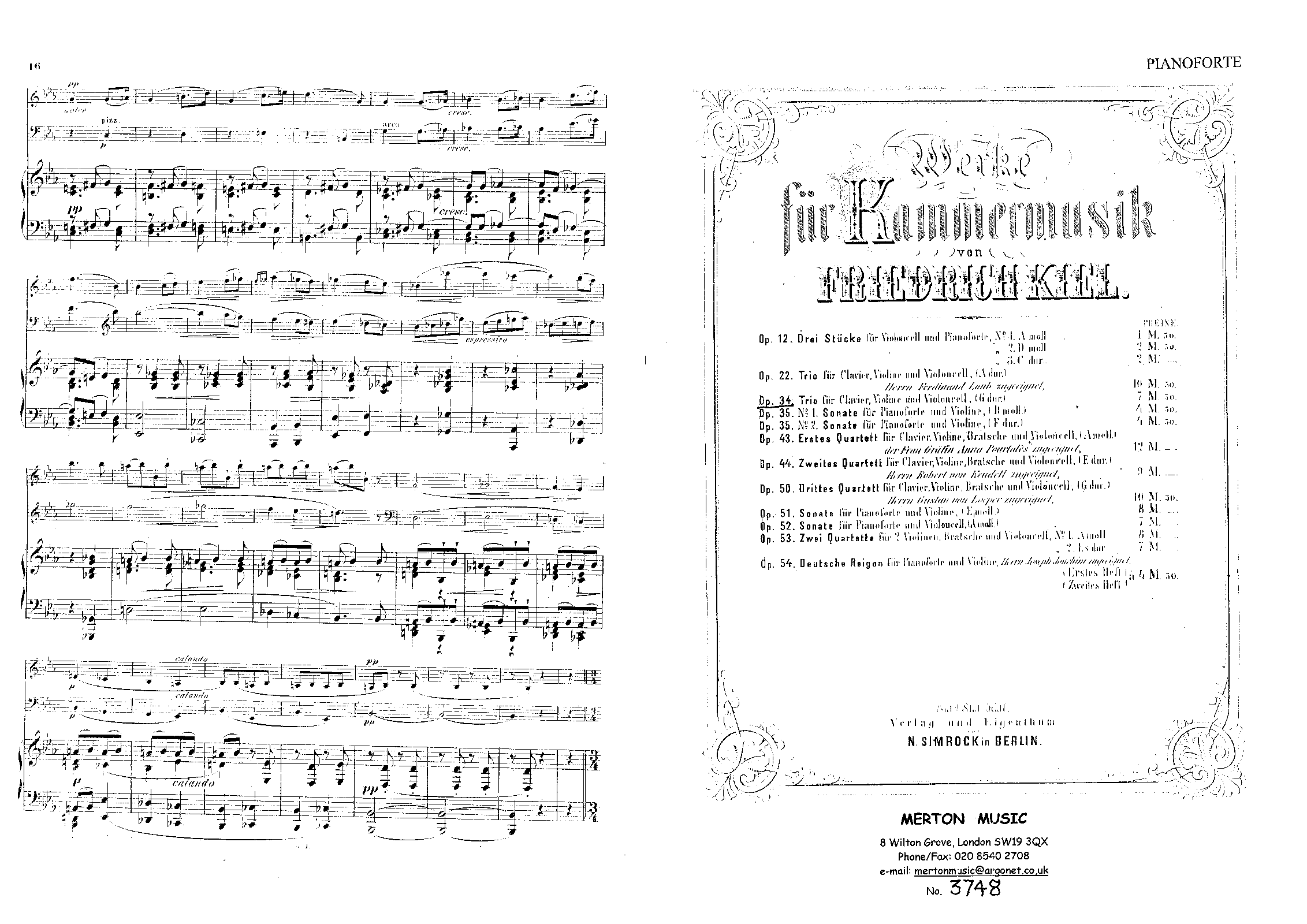 Piano Trio No.5, Op.34 (Kiel, Friedrich) - IMSLP: Free Sheet Music PDF ...