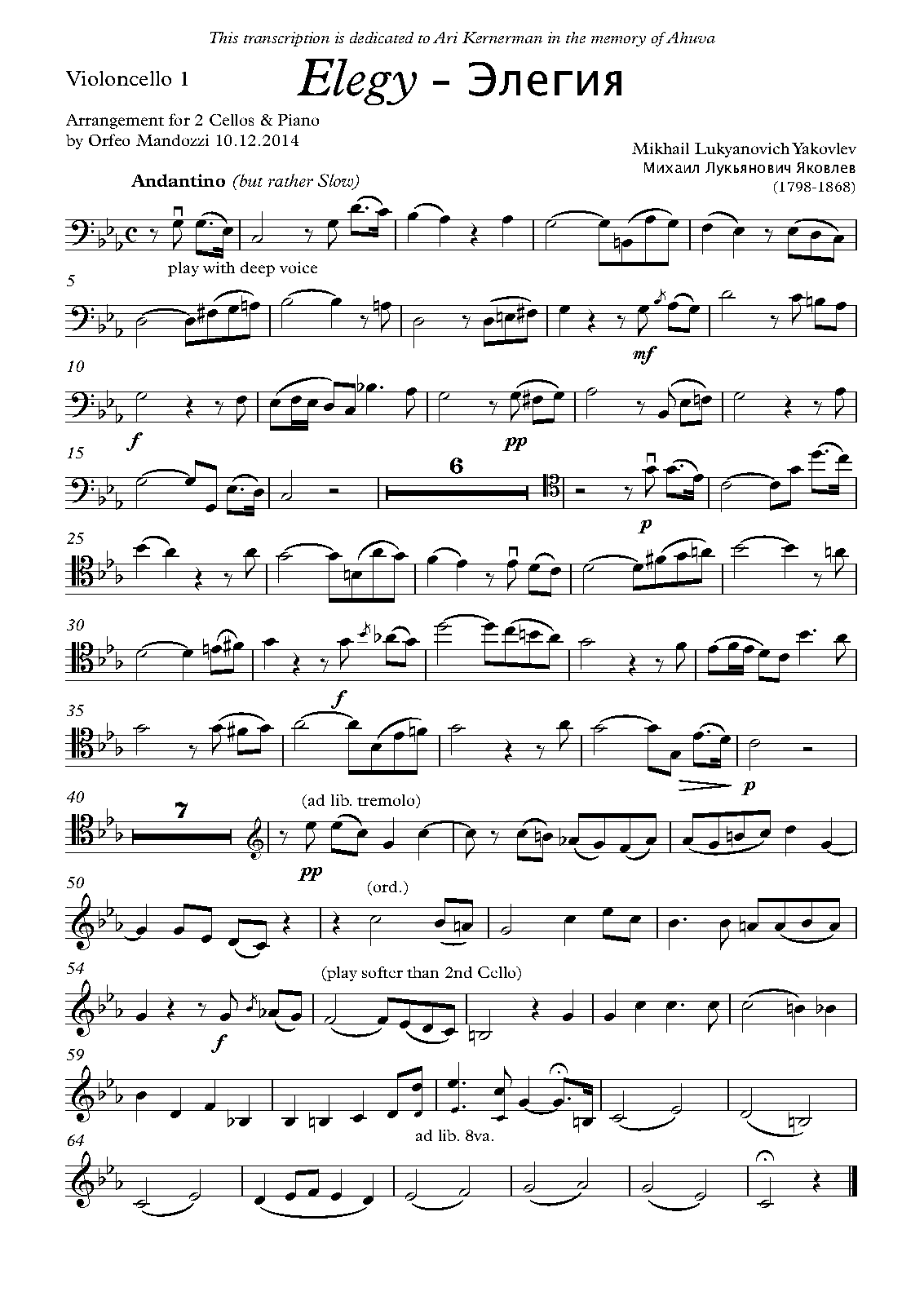 File:PMLP579442-Yakolev Mandozzi Elegy 2 Cellos Piano - Violoncello 1.pdf