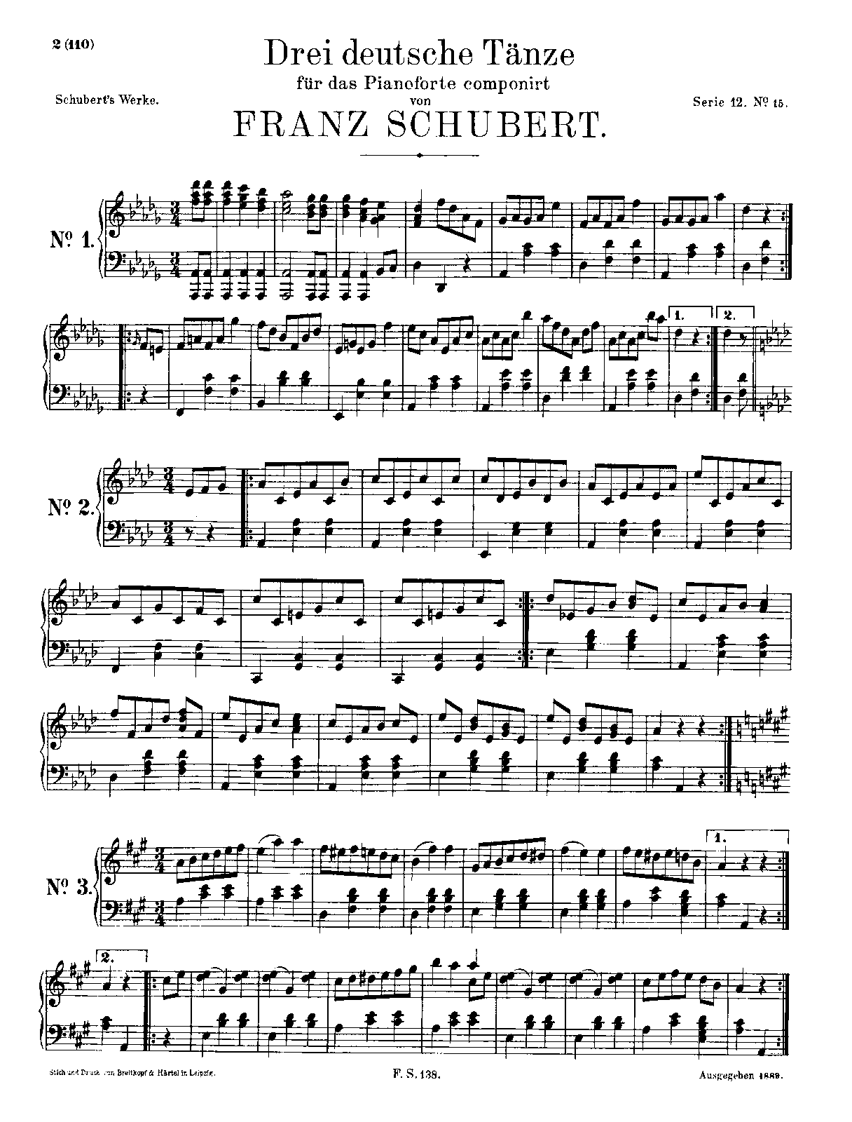 German Dances, D.972