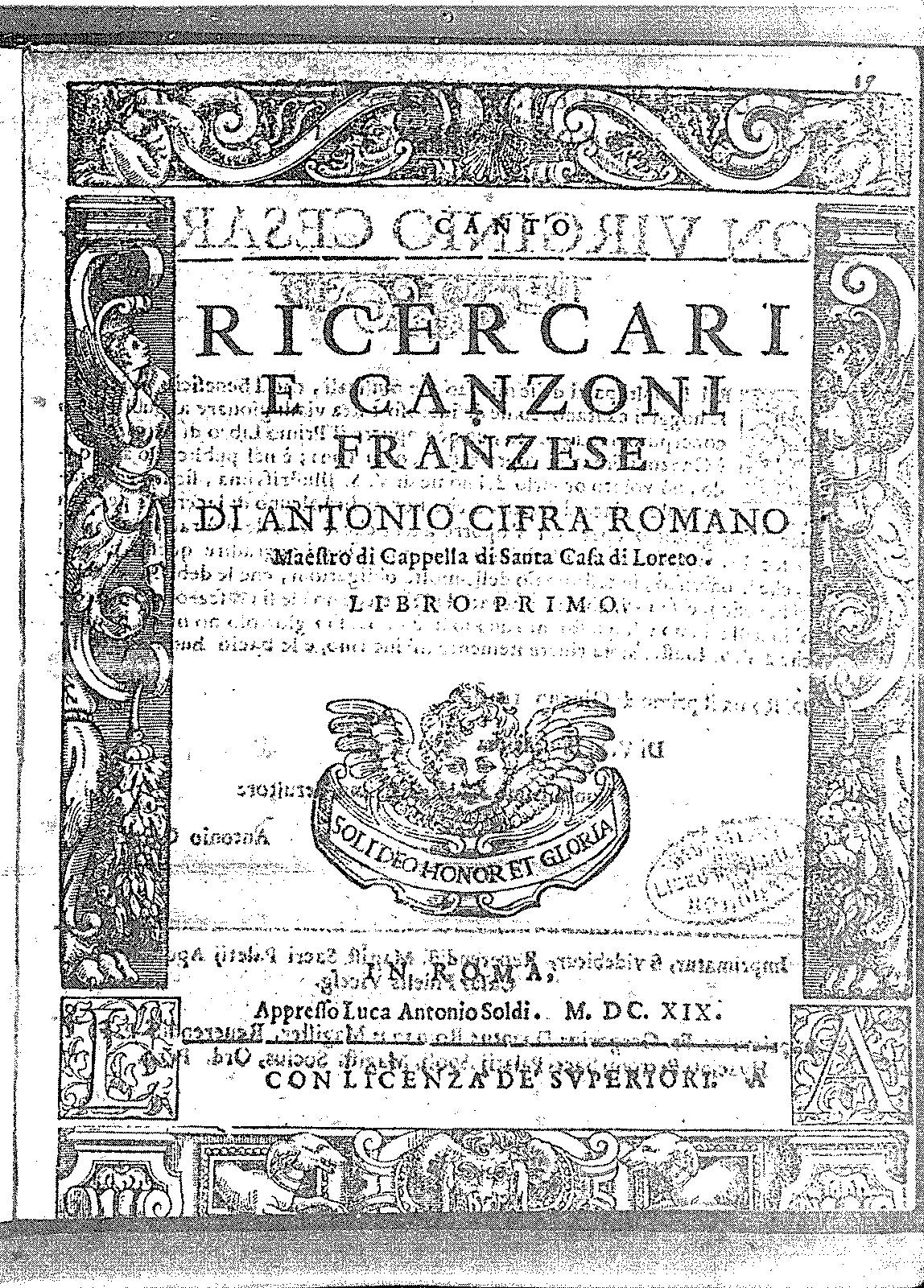 Ricercari e canzoni franzese, Libro 1 (Cifra, Antonio) - IMSLP