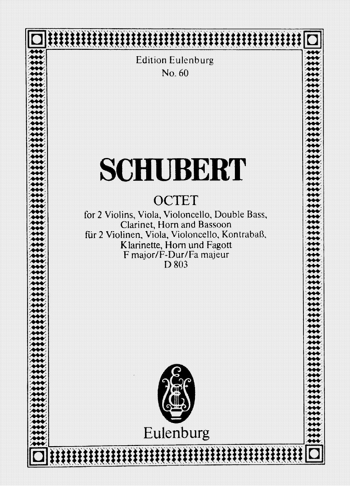 Octet in F major, D.803 (Schubert, Franz) - IMSLP: Free Sheet Music PDF Download