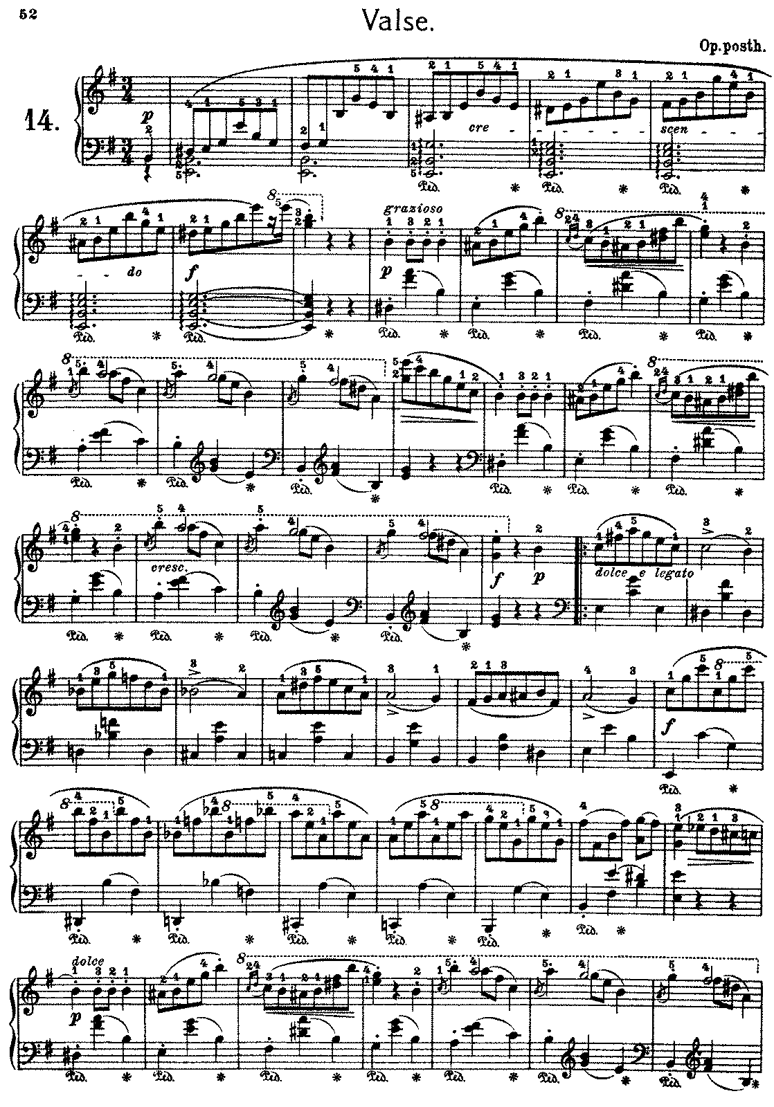 Chopin Walzer Moll postum pdf