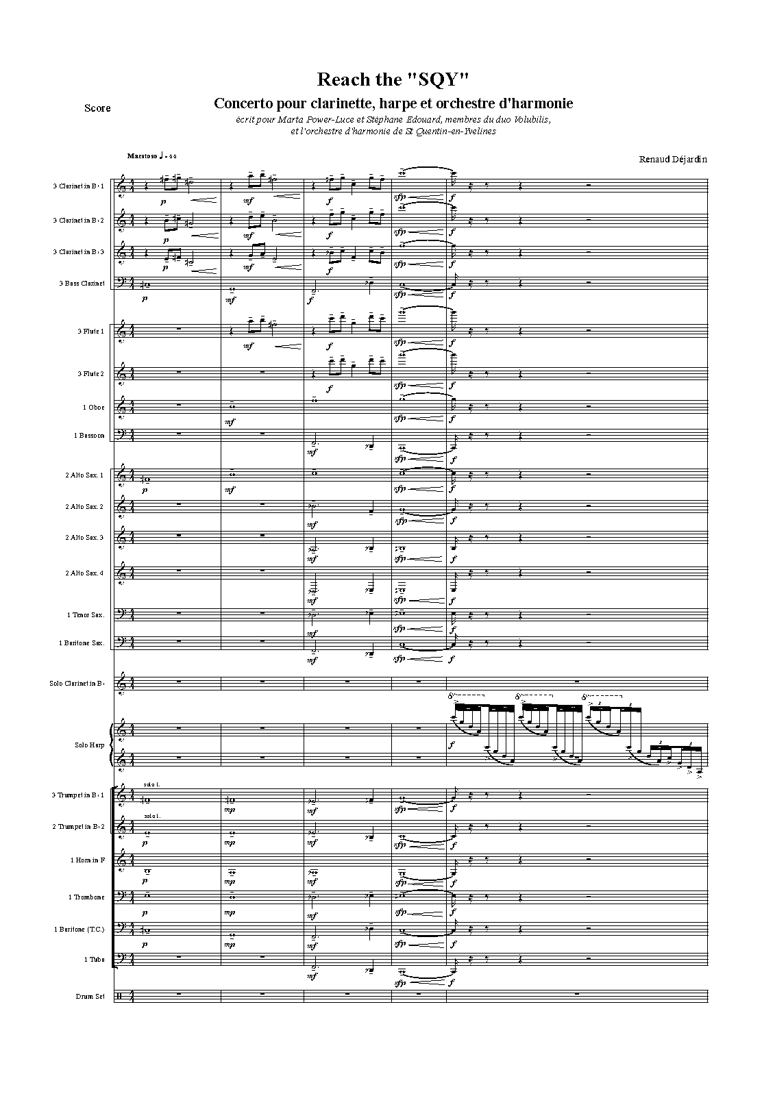 Concerto for Harp, and Wind Ensemble (Déjardin, Renaud) IMSLP