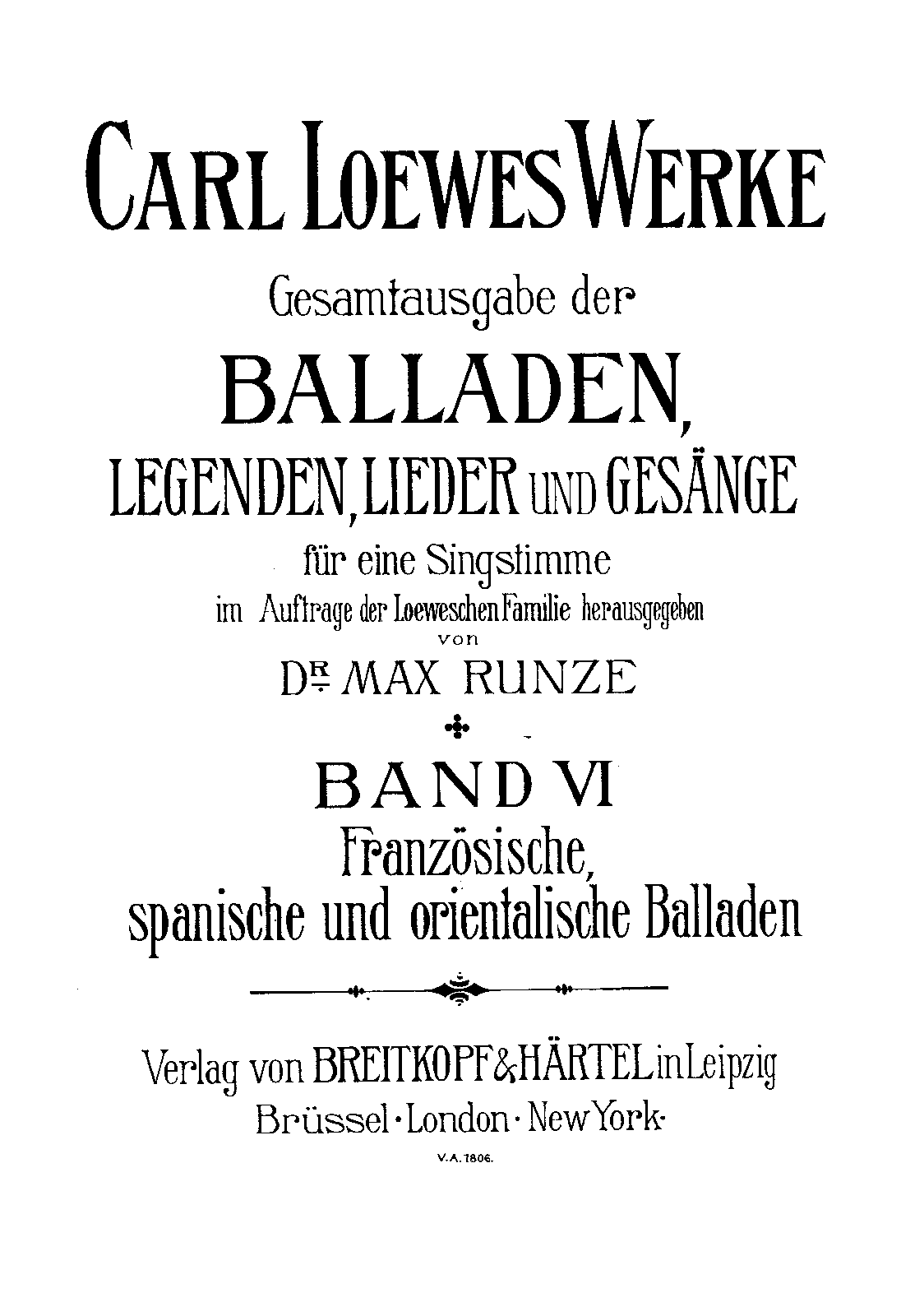 3 historische Balladen, Op.67