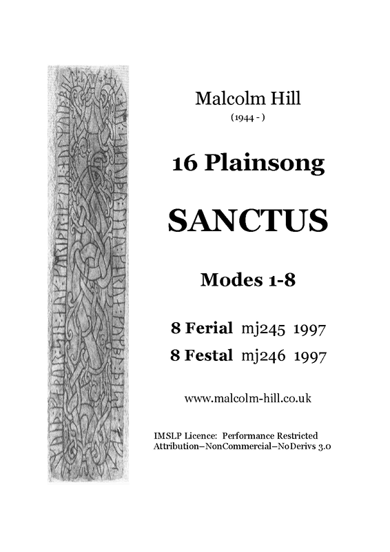 16 Plainsong Sanctus