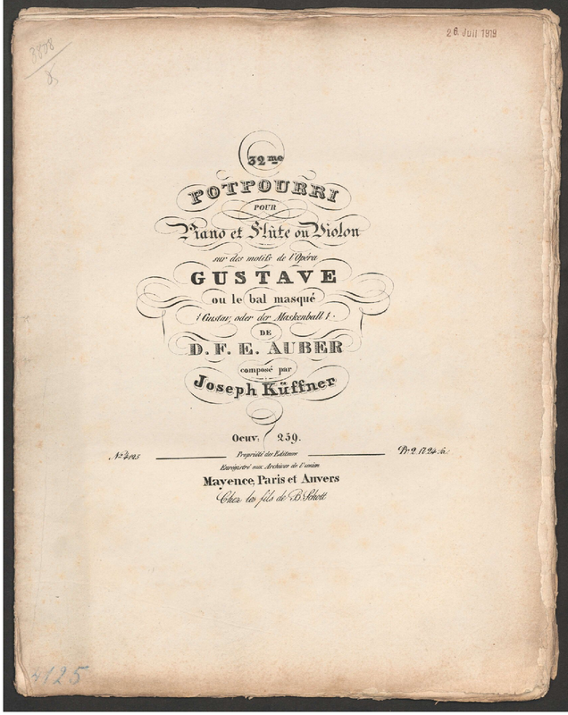 Potpourri for Flute or Violin and Piano No.32