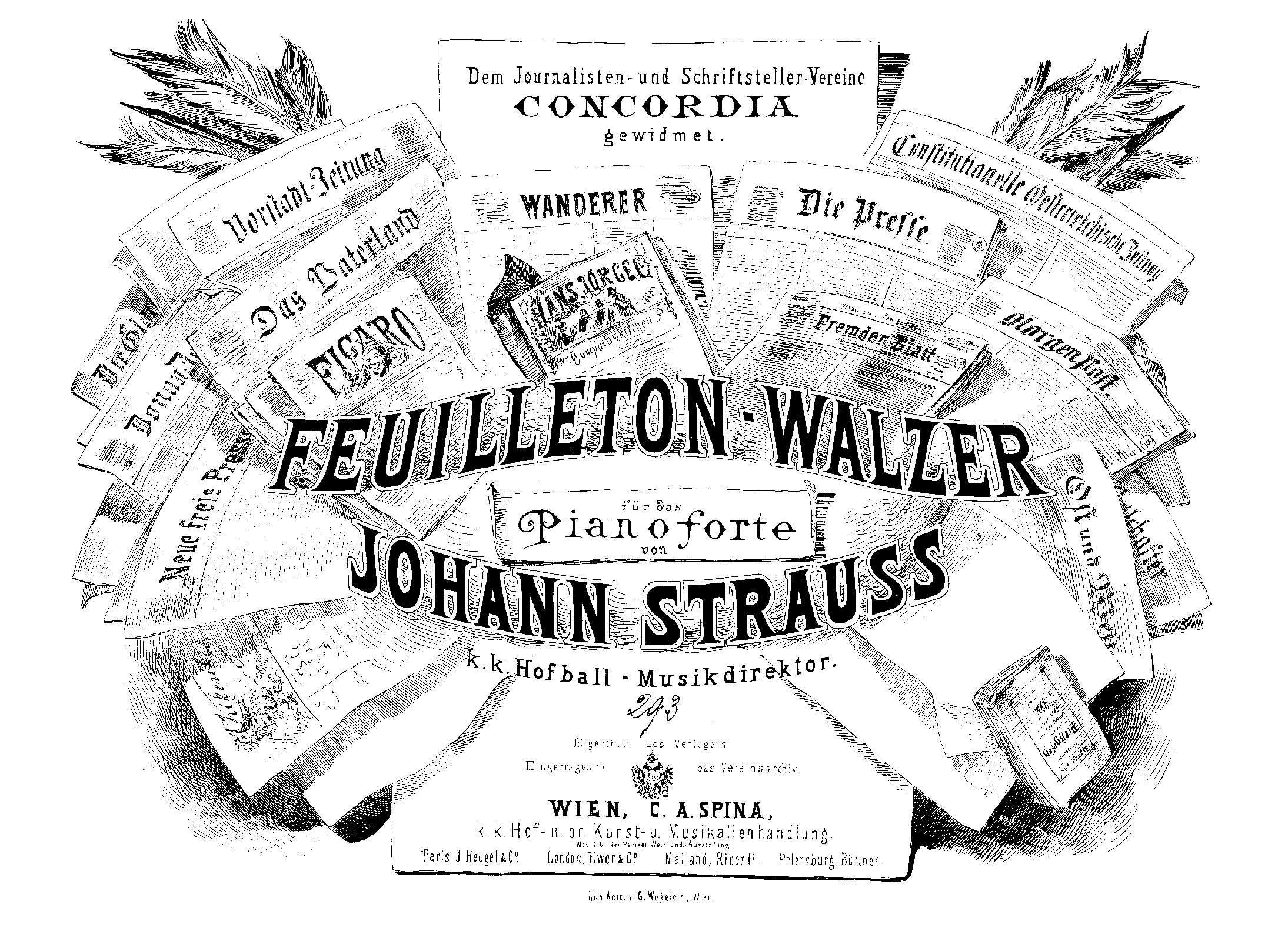 Feuilleton Walzer, Op.293
