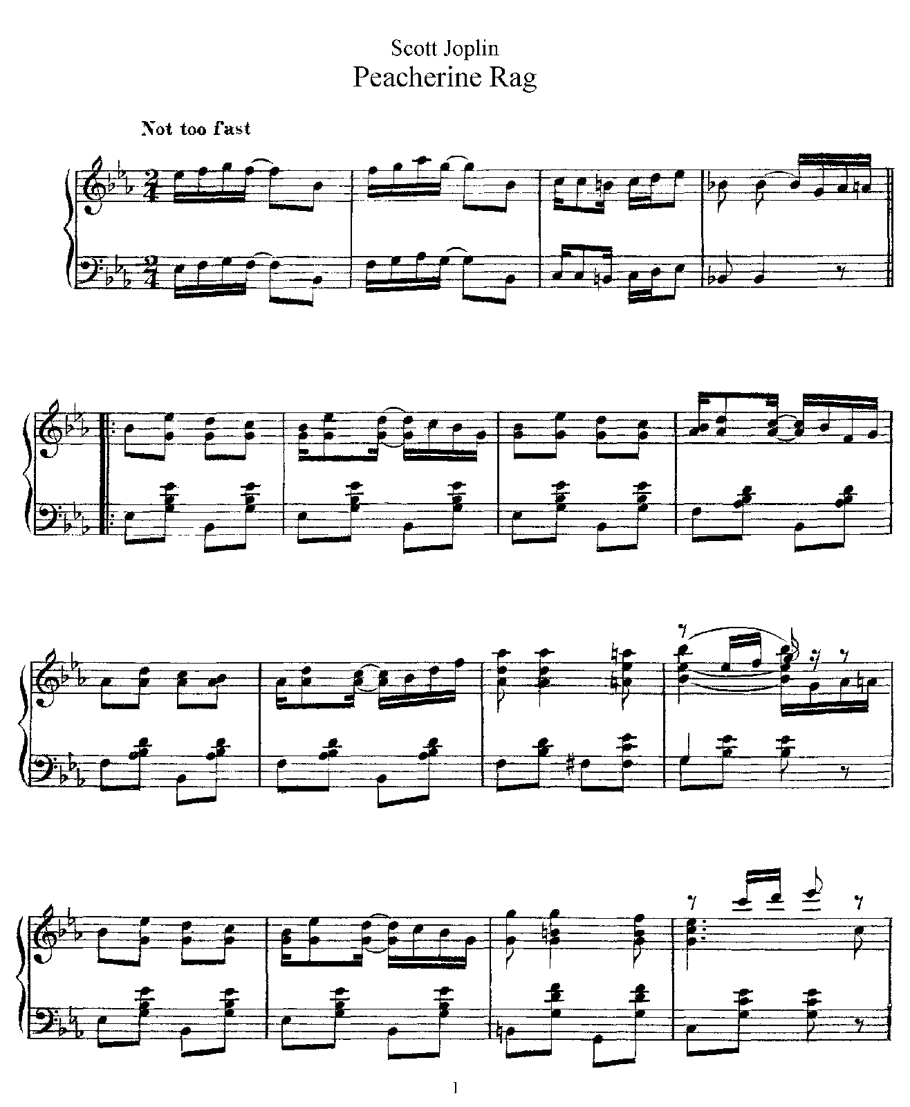 Peacherine Rag