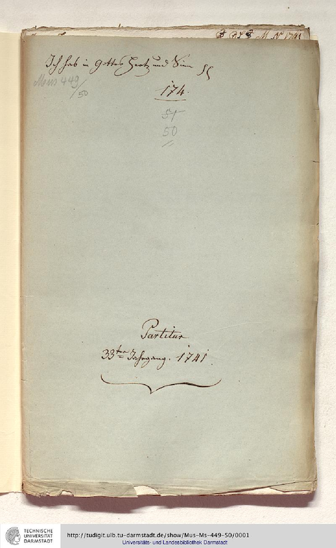 Ich habe in Gottes Herz und Sinn, GWV 1165∕41 (Graupner, Christoph) IMSLP