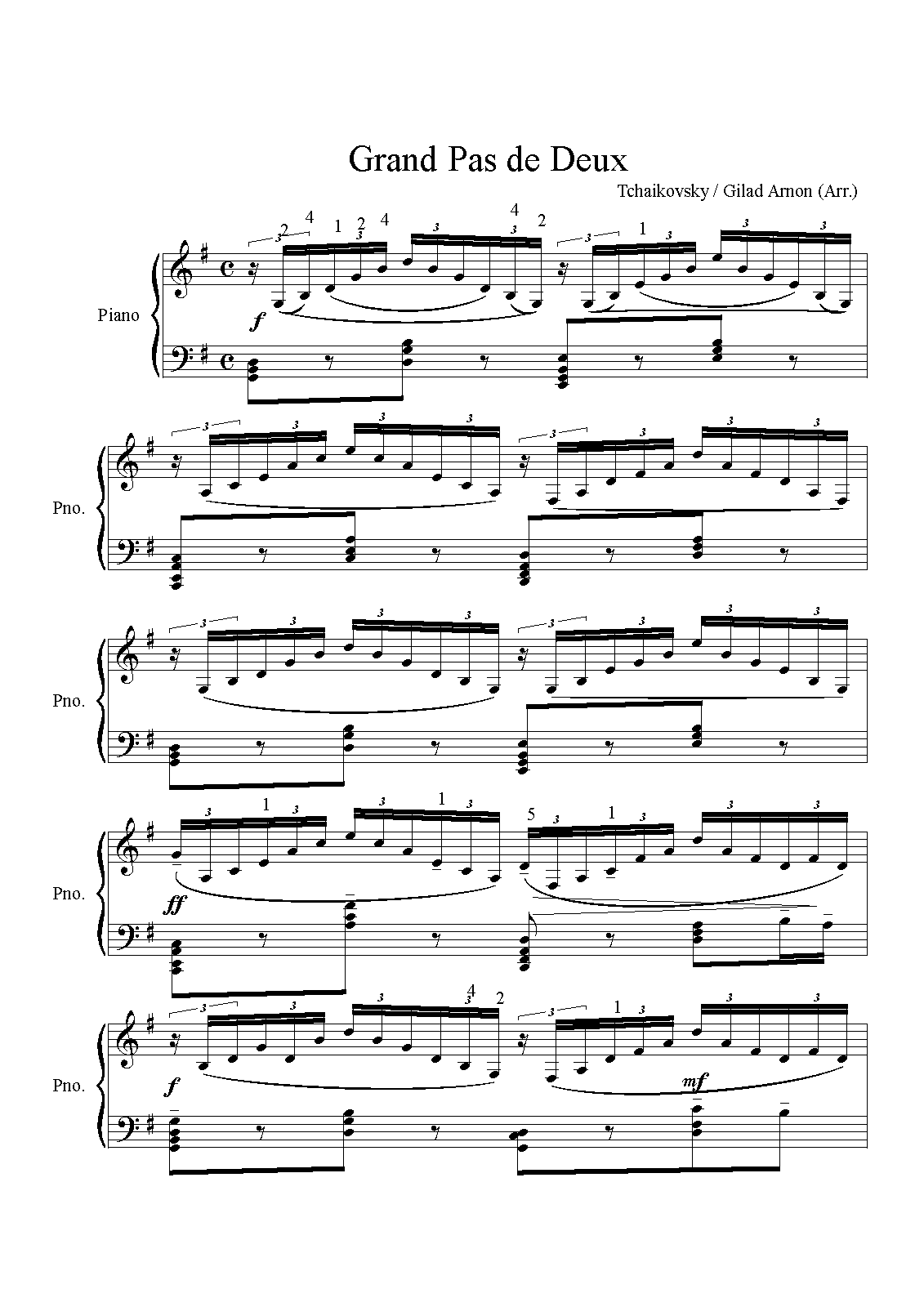 The Nutcracker (ballet), Op.71 (Tchaikovsky, Pyotr) IMSLP