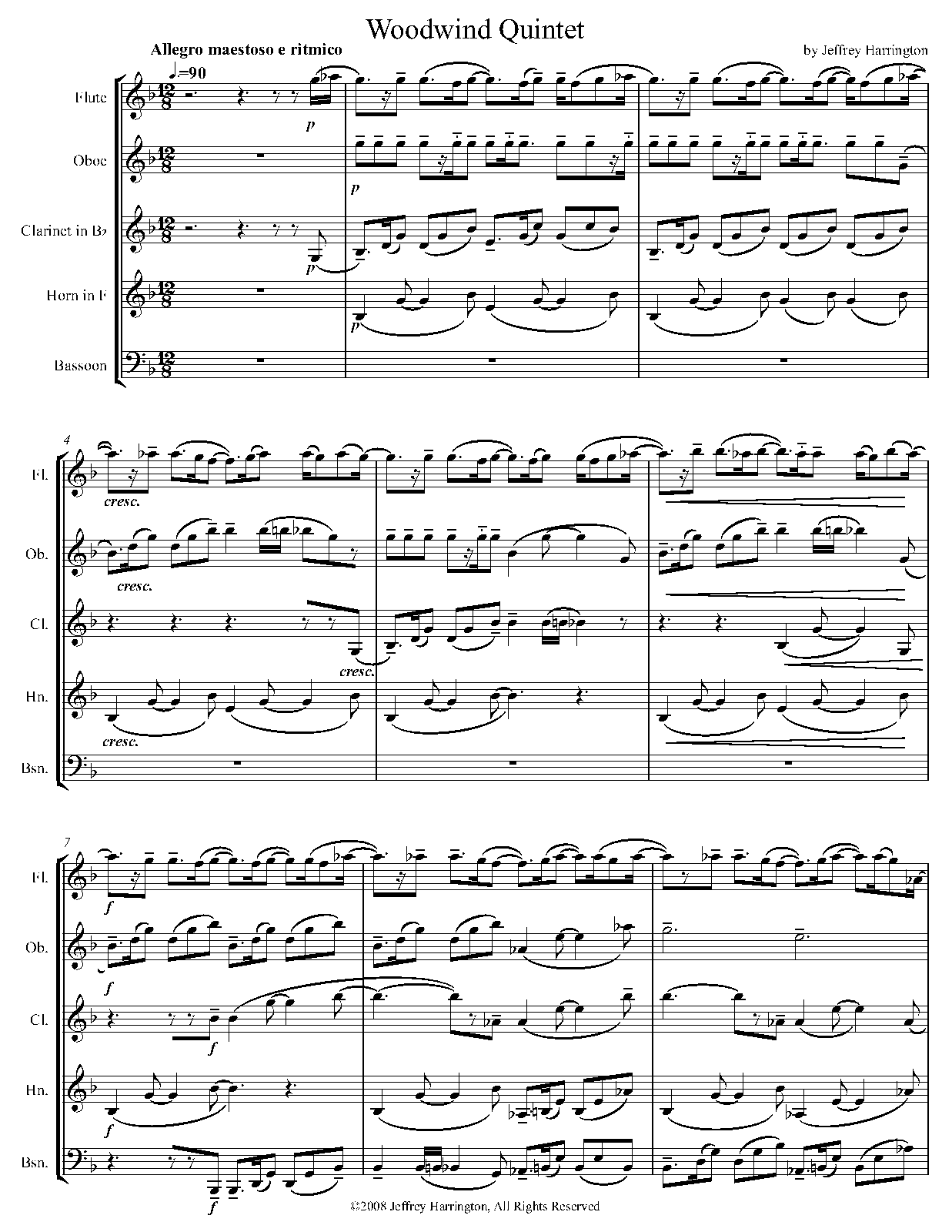 Woodwind Quintet (Harrington, Jeffrey Michael) IMSLP