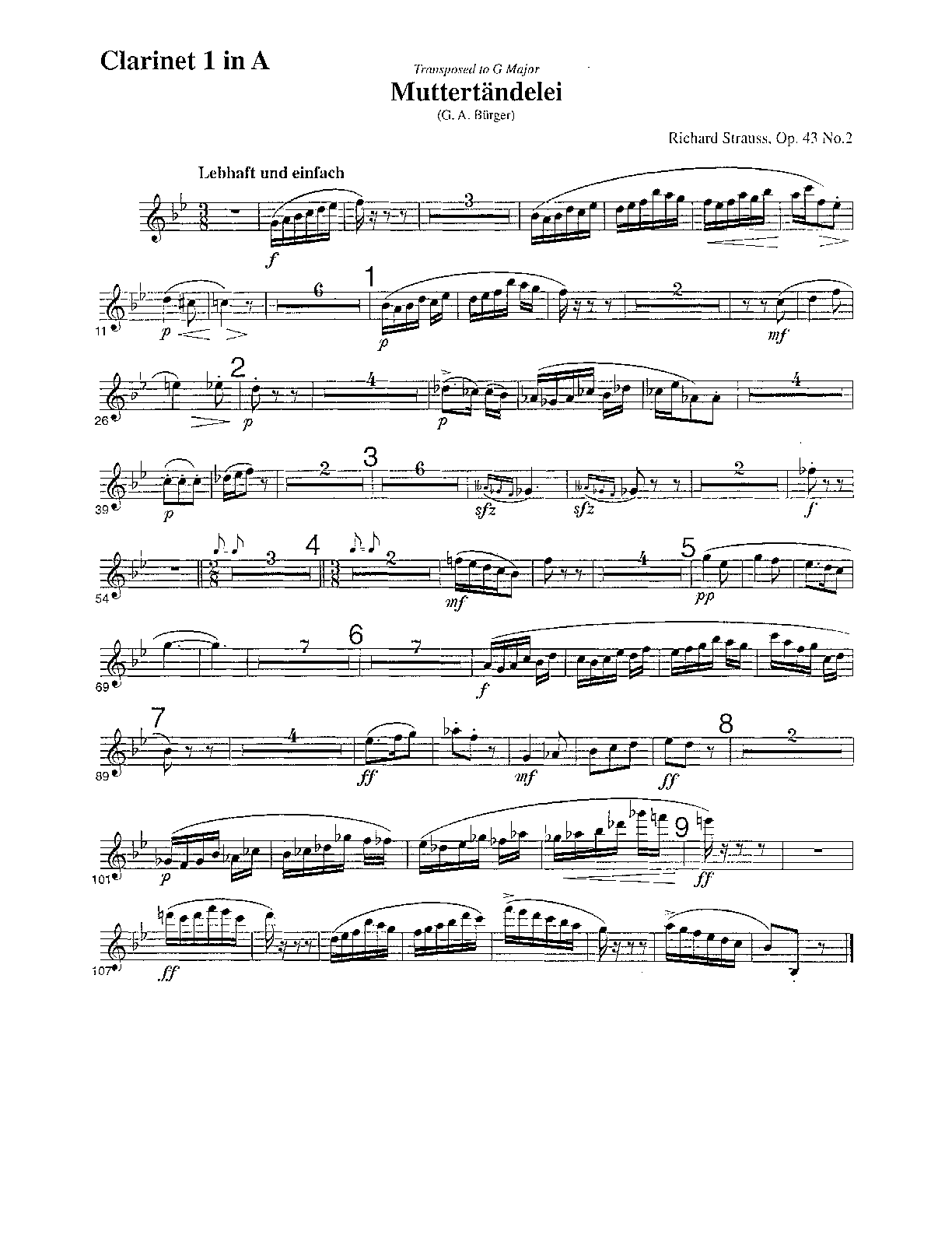 File:PMLP93953-Strauss Muttertändelei (G major), Op.43 No.2 - Clarinet 1-2 (A).pdf