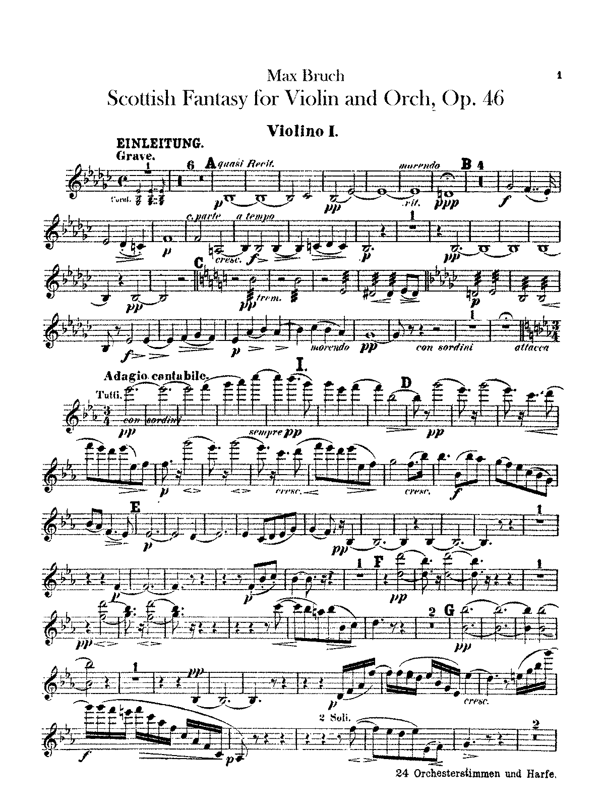 Scottish fantasy op 46 bruch max imslp free sheet music pdf download