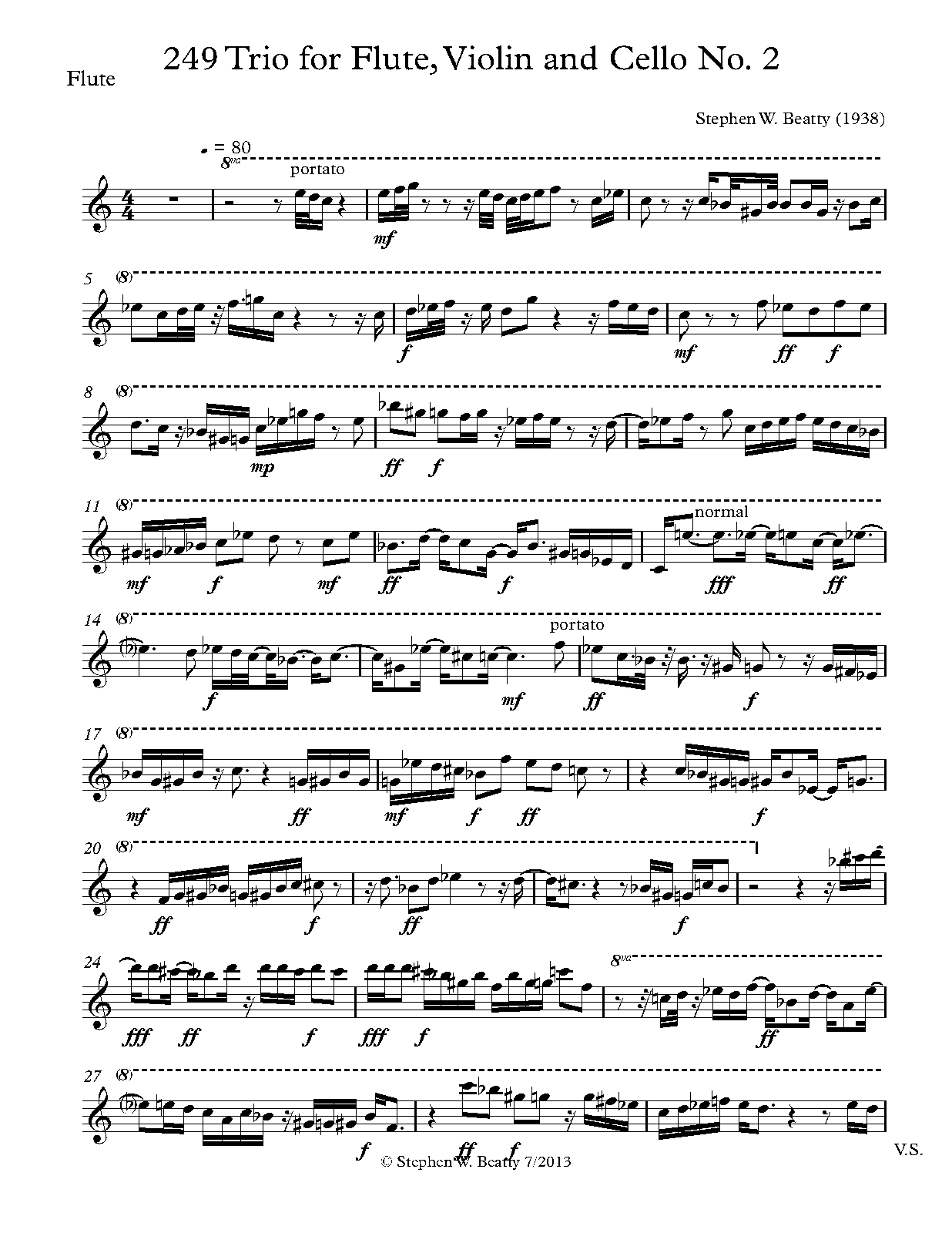 Trio for Flute, Violin and Cello, Op.249 (Beatty, Stephen W.) IMSLP