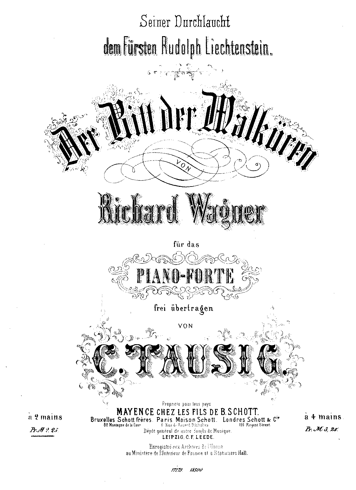 Die Walküre, WWV 86B (Wagner, Richard) - IMSLP: Free Sheet Music PDF ...