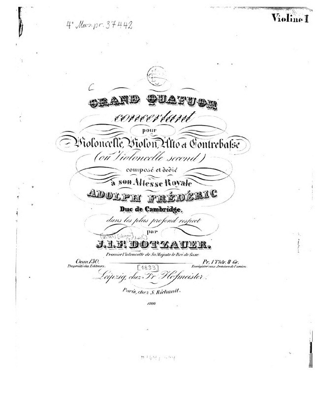 Grand Quatuor concertant
