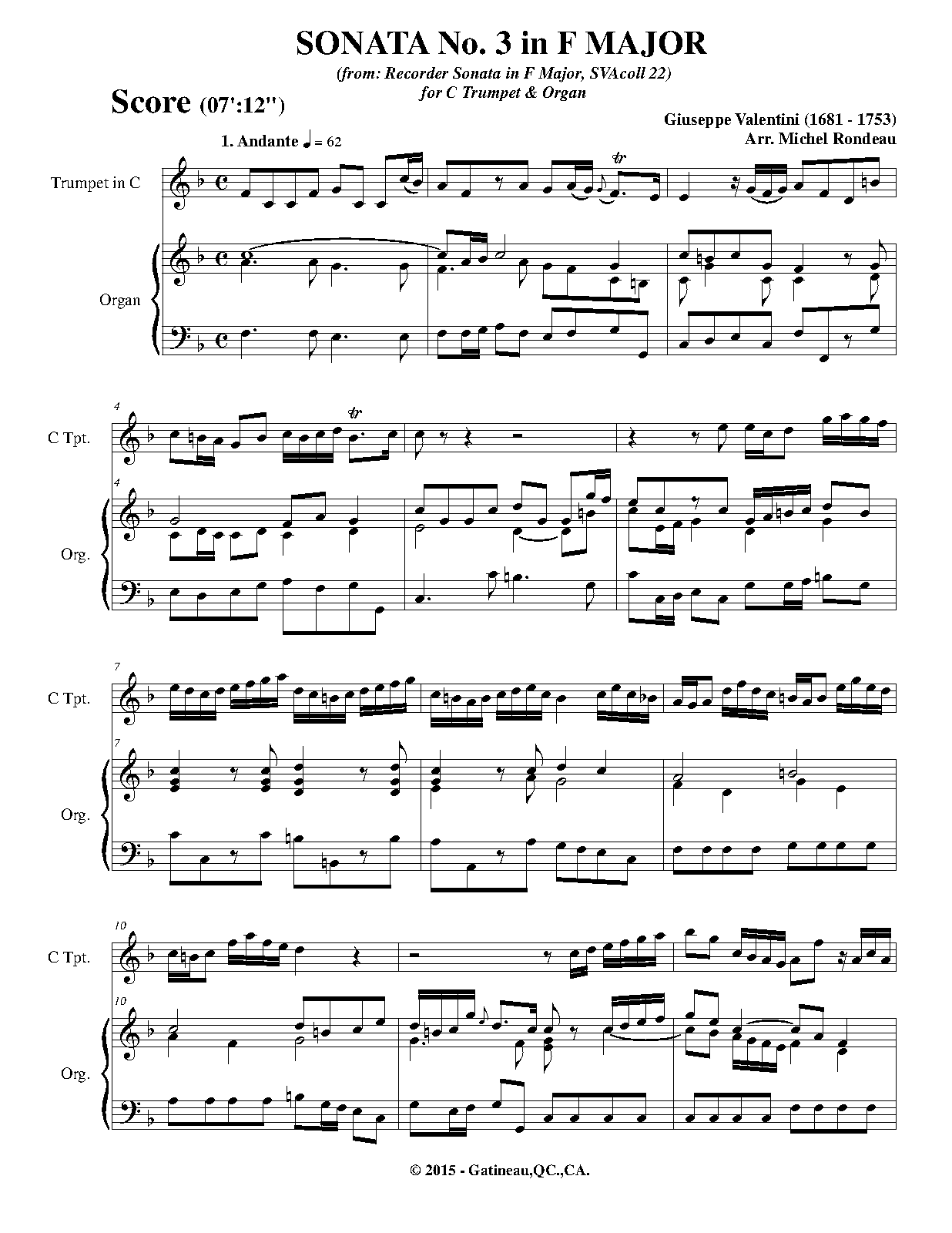 Recorder Sonata in F major, IGV 17 (Valentini, Giuseppe) IMSLP