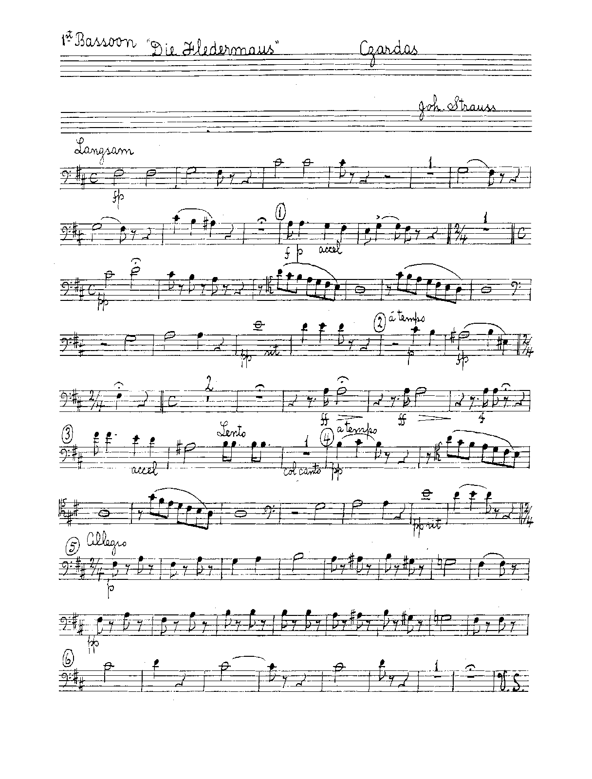 File:PMLP6836-Strauss Jr. Die Fledermaus Czardas - Bassoon 1-2.pdf