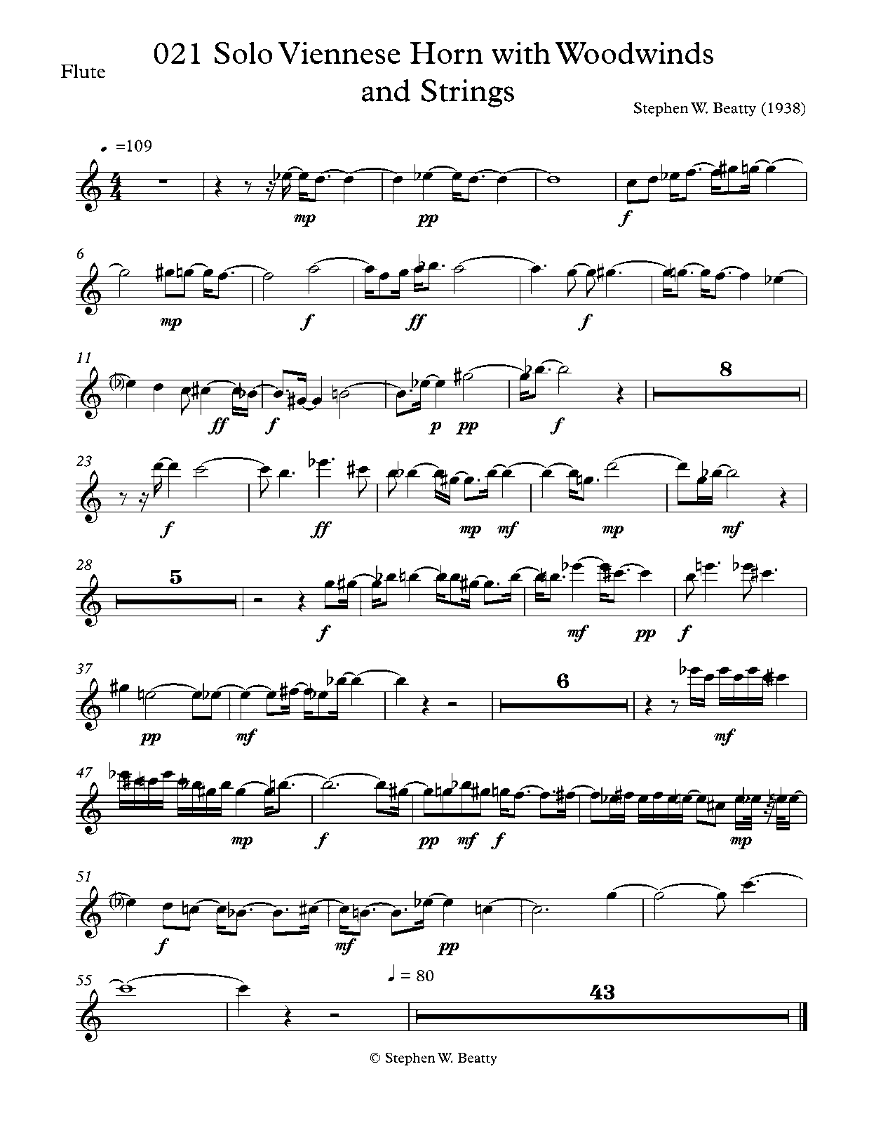 Piece for Flute, Oboe, Horn and Strings, Op.21 (Beatty, Stephen W.) IMSLP