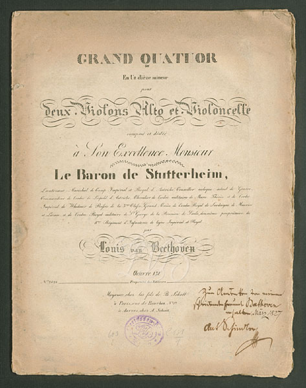 beethoven string quartet no 14 imslp