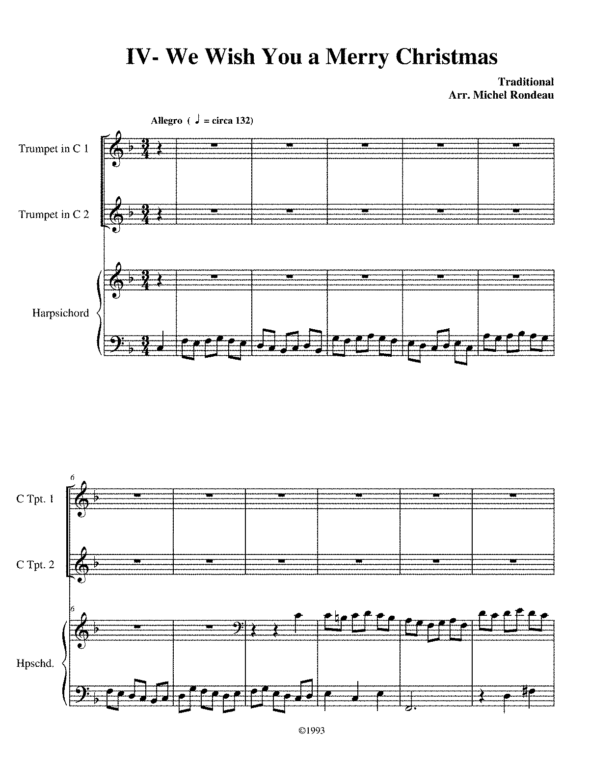 Christmas Secular Suite (Rondeau, Michel) - IMSLP