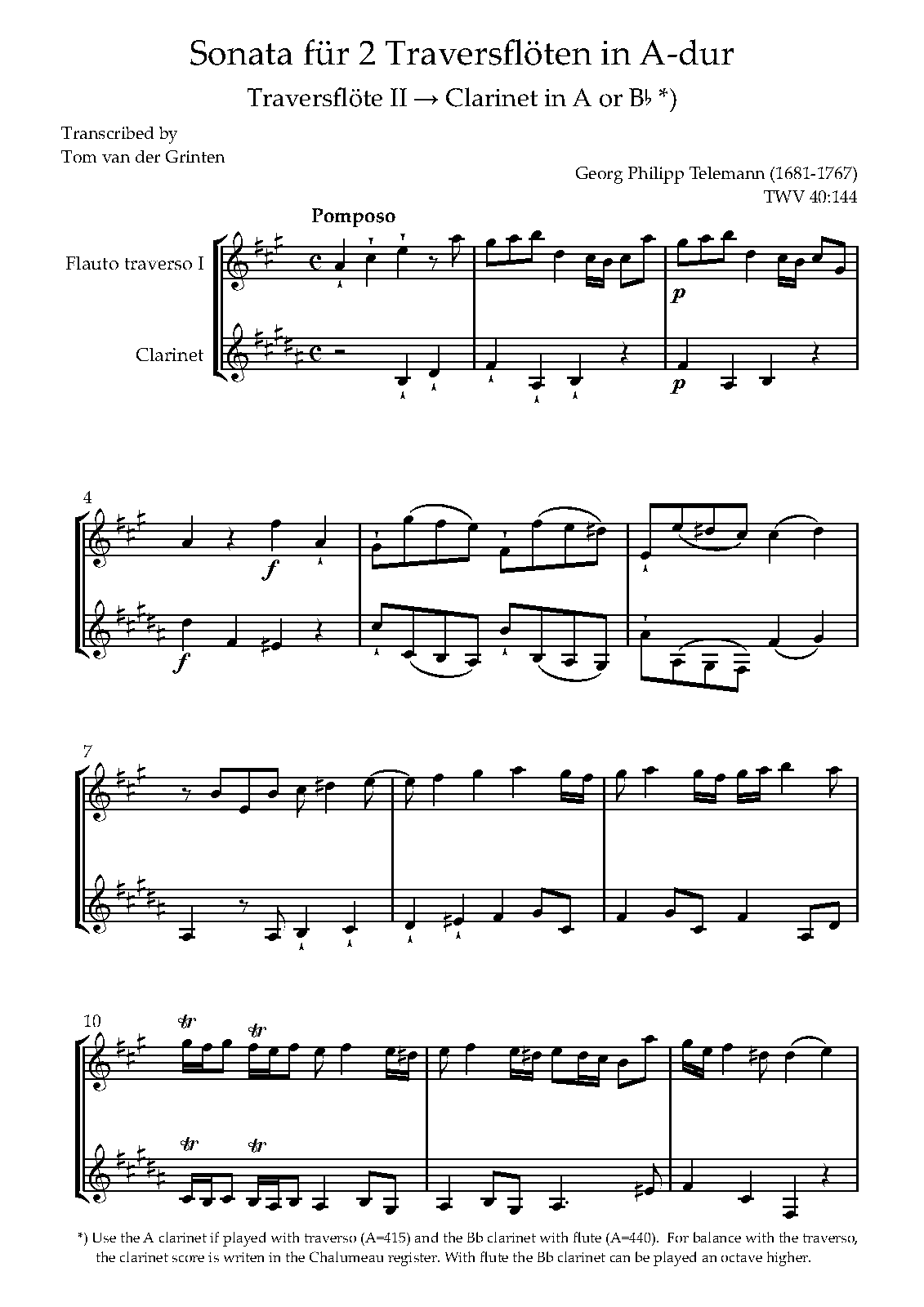 File:PMLP751303-Telemann, TMW 40-144. Duet traverso in A-dur. Traverso II - clarinet..pdf